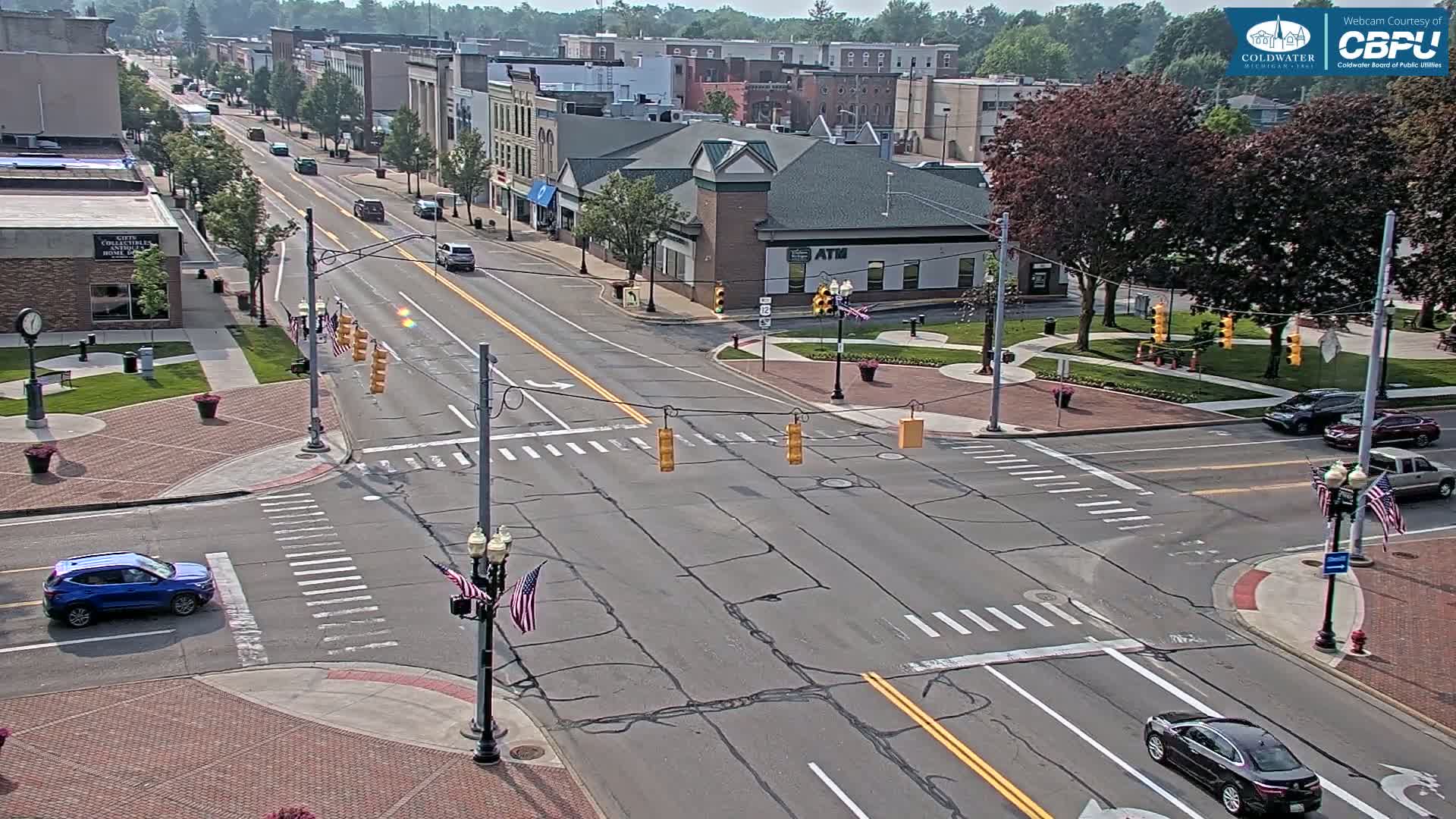 Coldwater Downtown Live Cam - Coldwater, Branch, Michigan, USA
