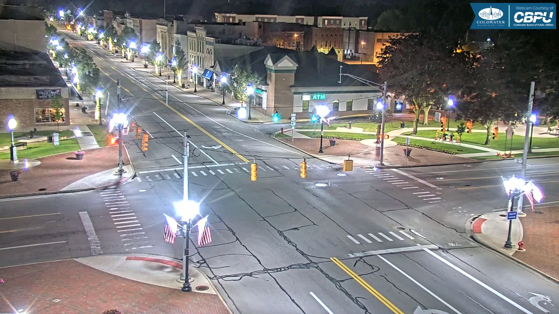 Coldwater Downtown Live Cam - Coldwater, Branch, Michigan, USA