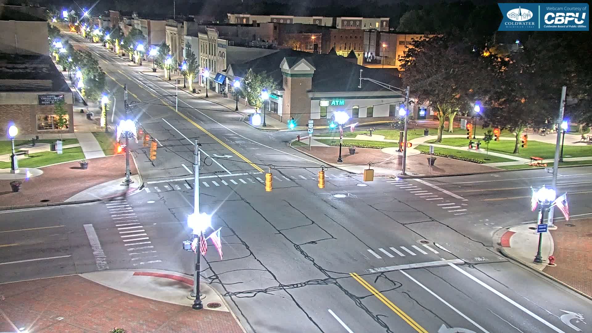 Coldwater Downtown Live Cam - Coldwater, Branch, Michigan, USA