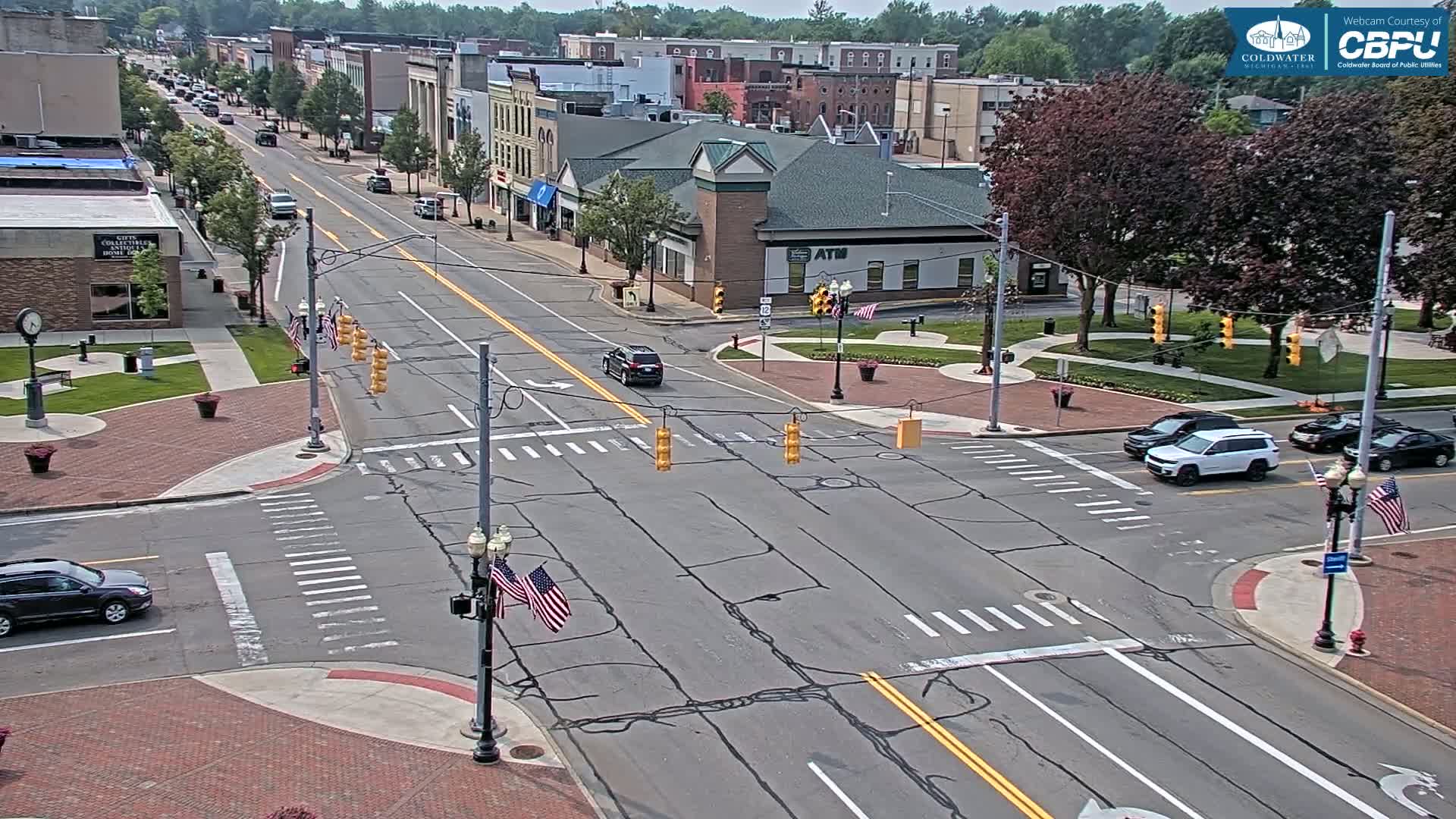 Coldwater Downtown Live Cam - Coldwater, Branch, Michigan, USA
