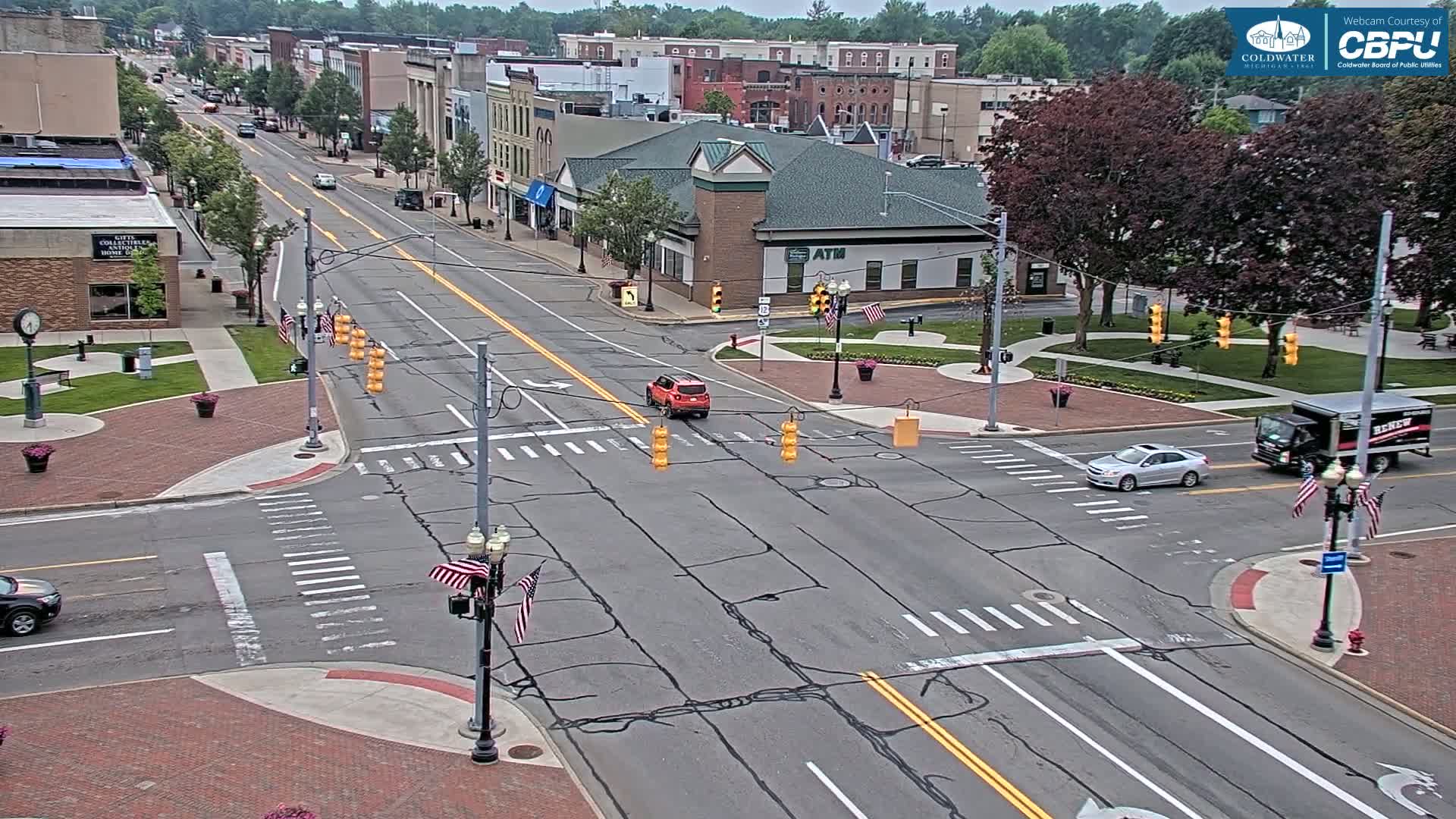 Coldwater Downtown Live Cam - Coldwater, Branch, Michigan, USA
