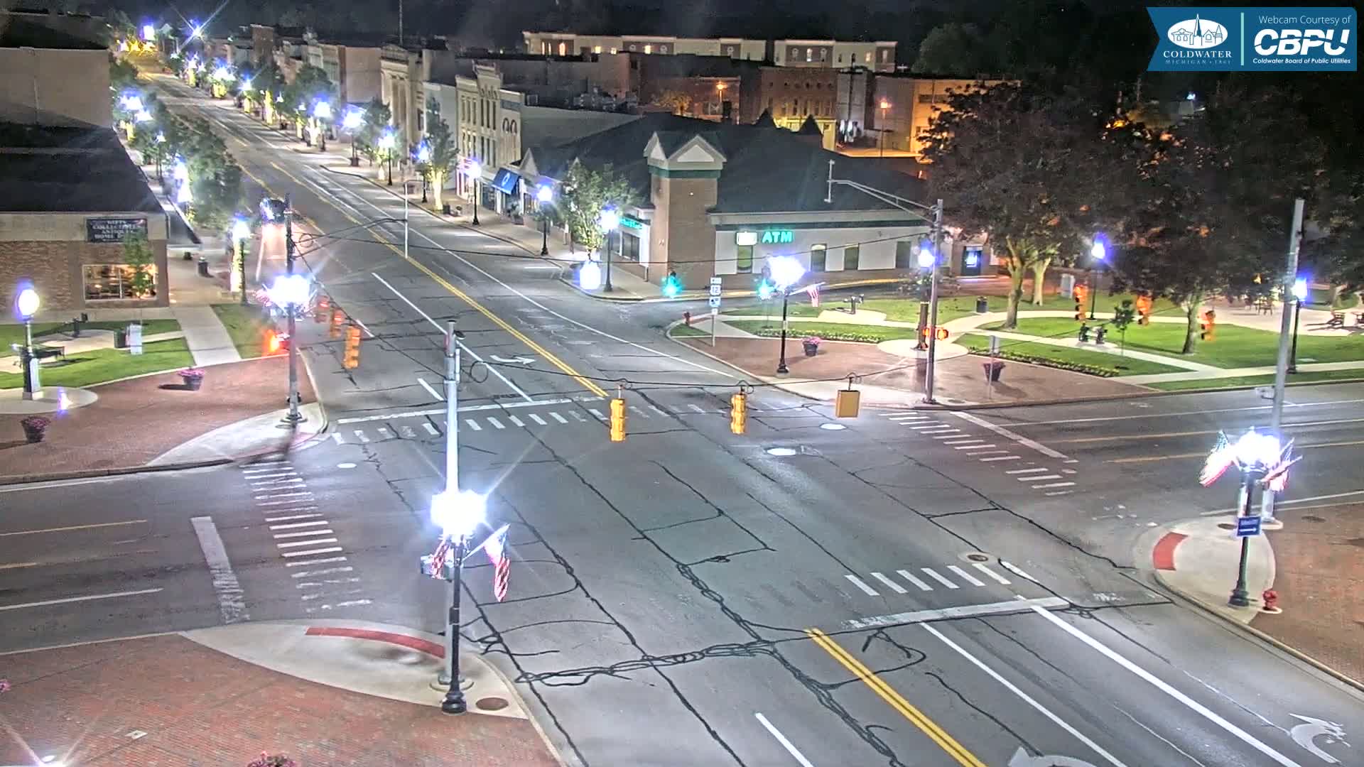 Coldwater Downtown Live Cam - Coldwater, Branch, Michigan, USA