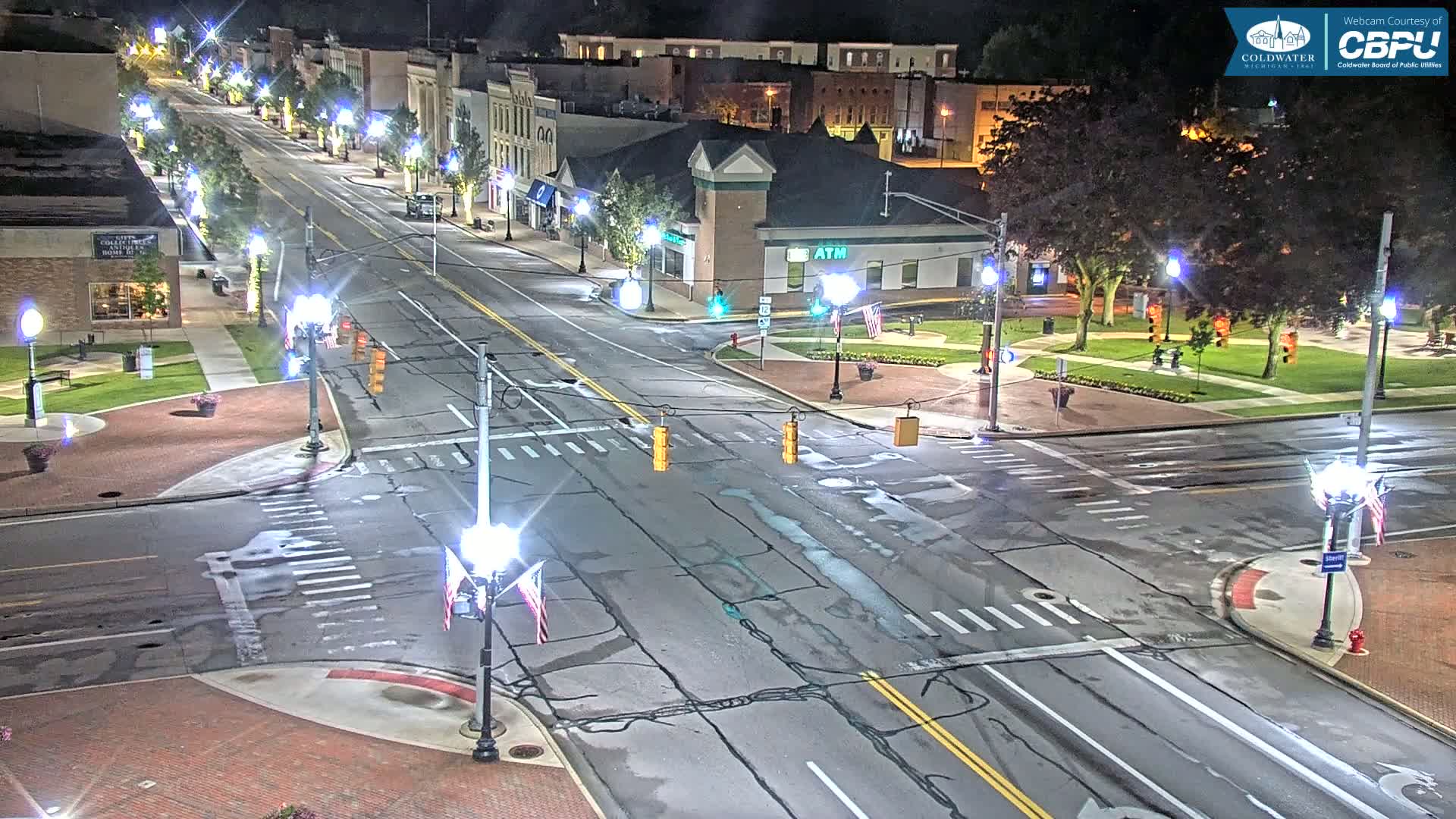 Coldwater Downtown Live Cam - Coldwater, Branch, Michigan, USA