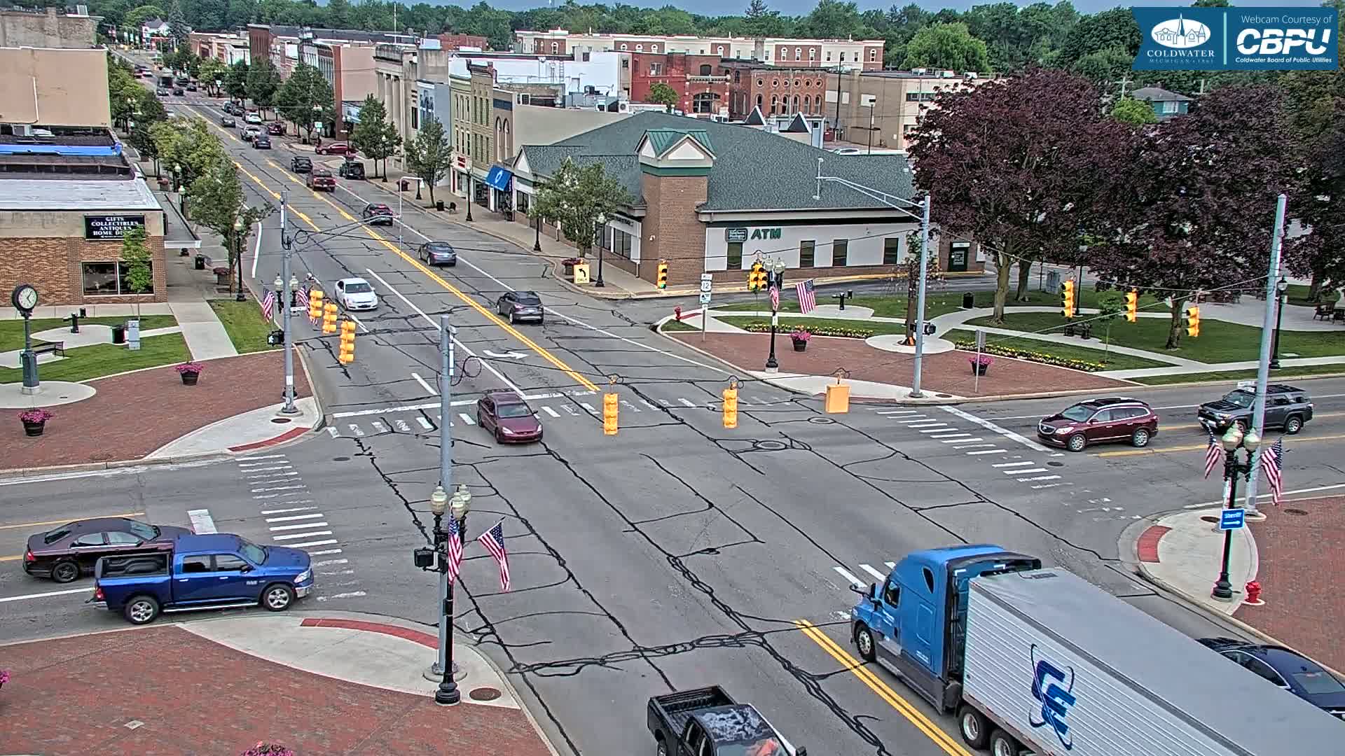 Coldwater Downtown Live Cam - Coldwater, Branch, Michigan, USA