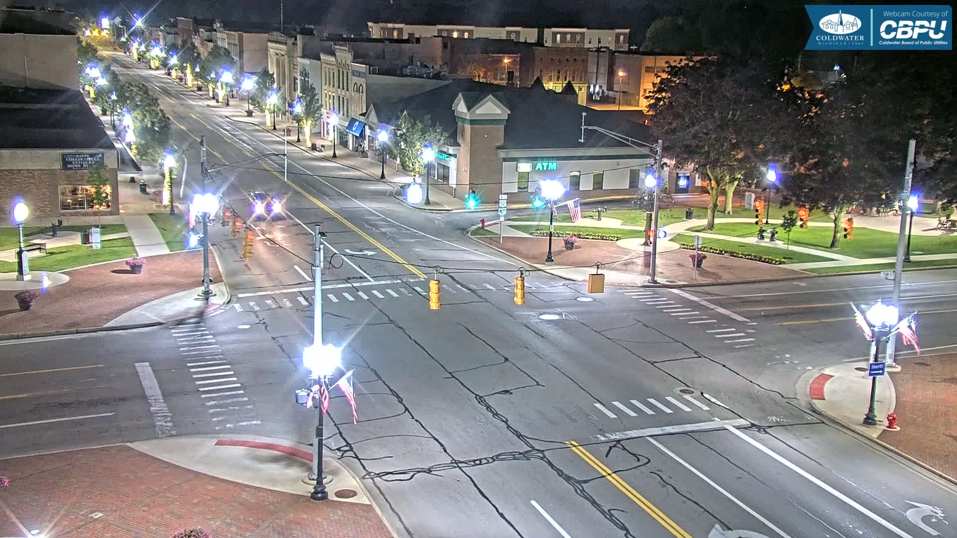 Coldwater Downtown Live Cam - Coldwater, Branch, Michigan, USA