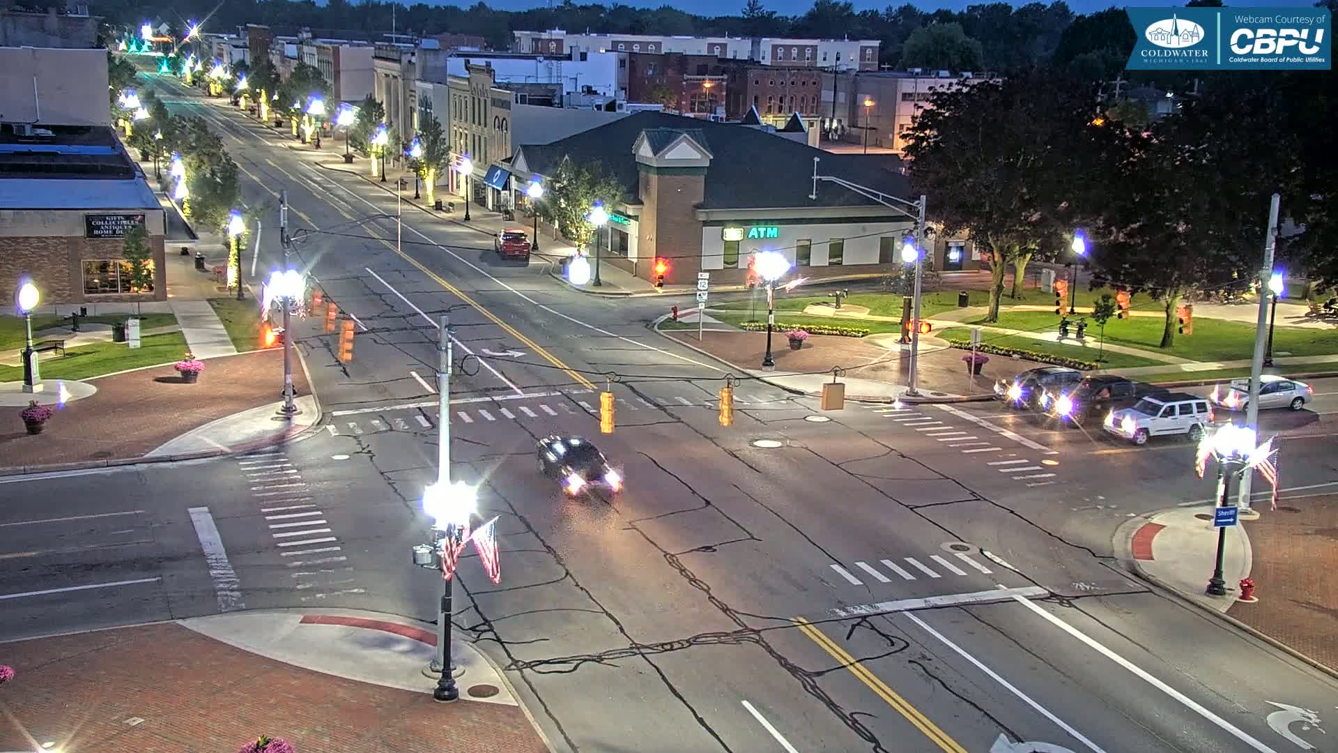 Coldwater Downtown Live Cam - Coldwater, Branch, Michigan, USA