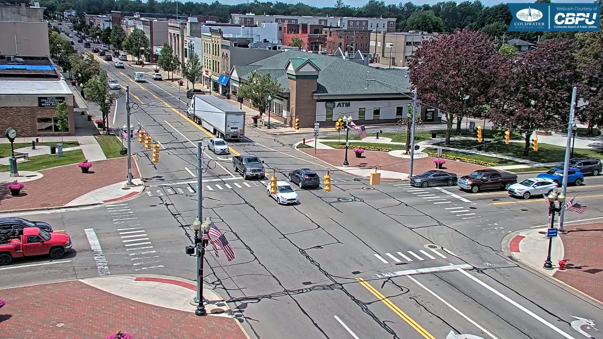 Coldwater Downtown Live Cam - Coldwater, Branch, Michigan, USA