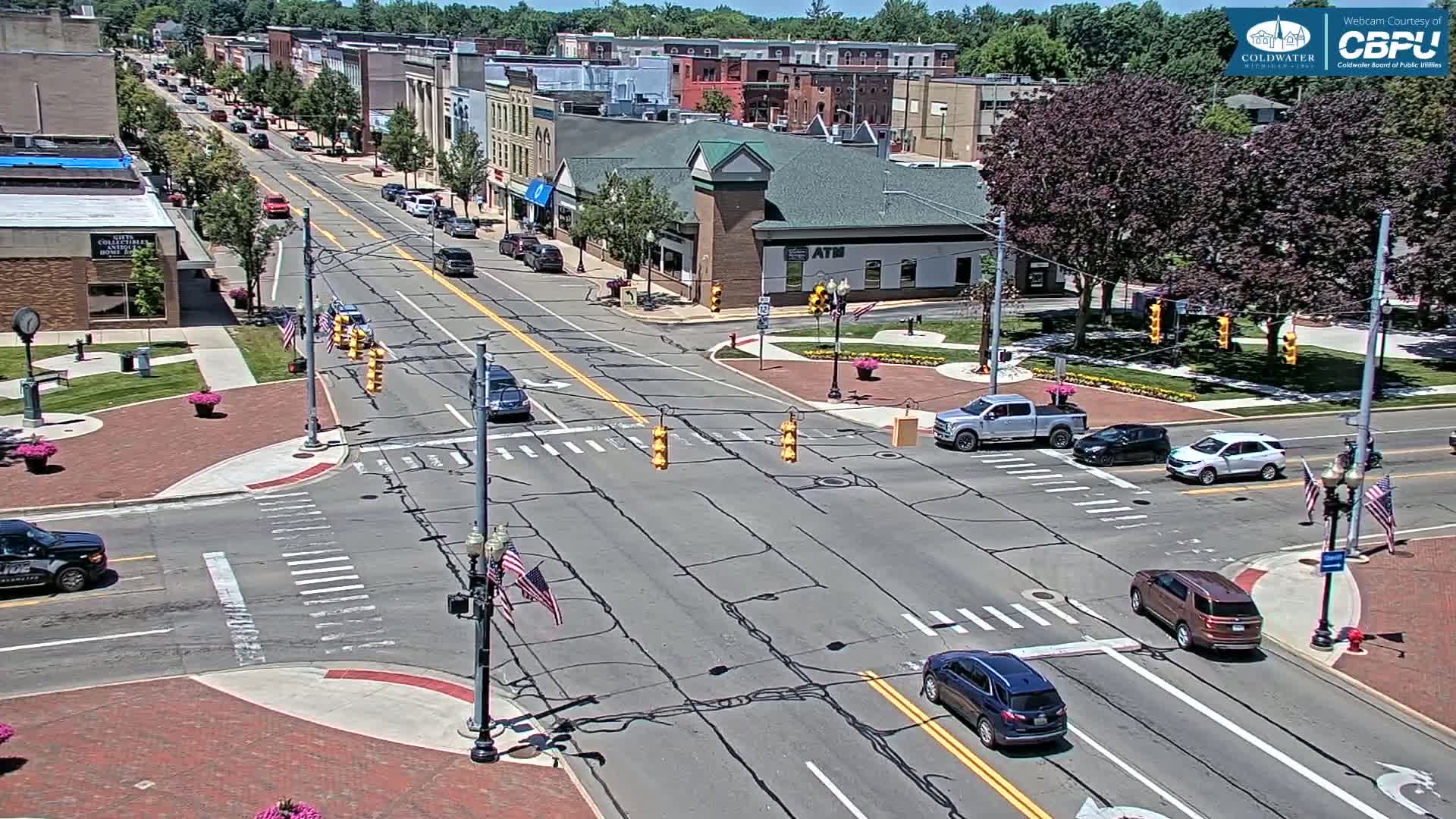 Coldwater Downtown Live Cam - Coldwater, Branch, Michigan, USA
