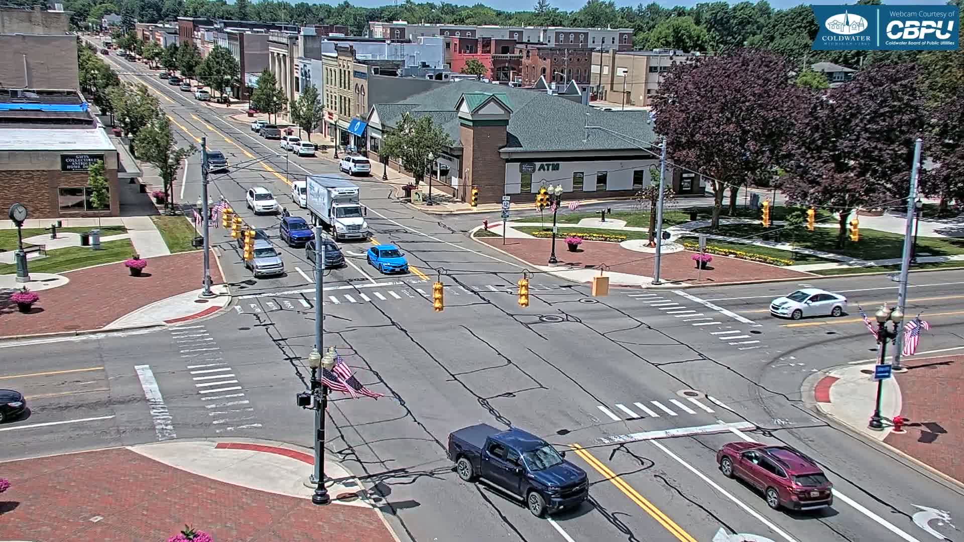 Coldwater Downtown Live Cam - Coldwater, Branch, Michigan, USA