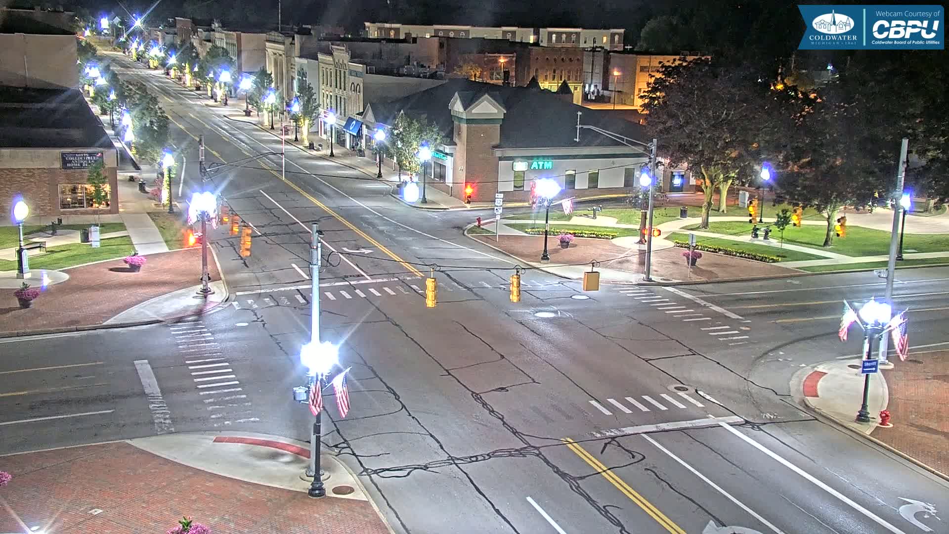 Coldwater Downtown Live Cam - Coldwater, Branch, Michigan, USA