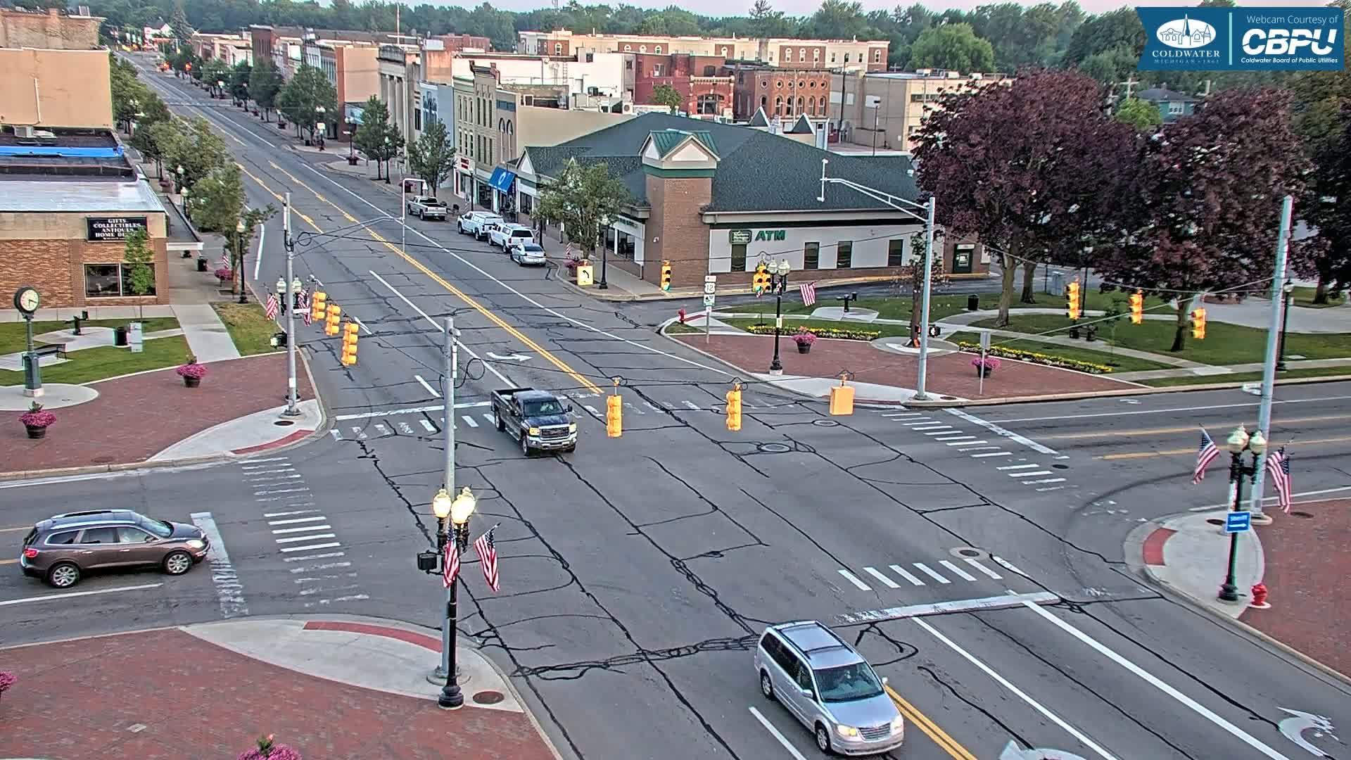 Coldwater Downtown Live Cam - Coldwater, Branch, Michigan, USA