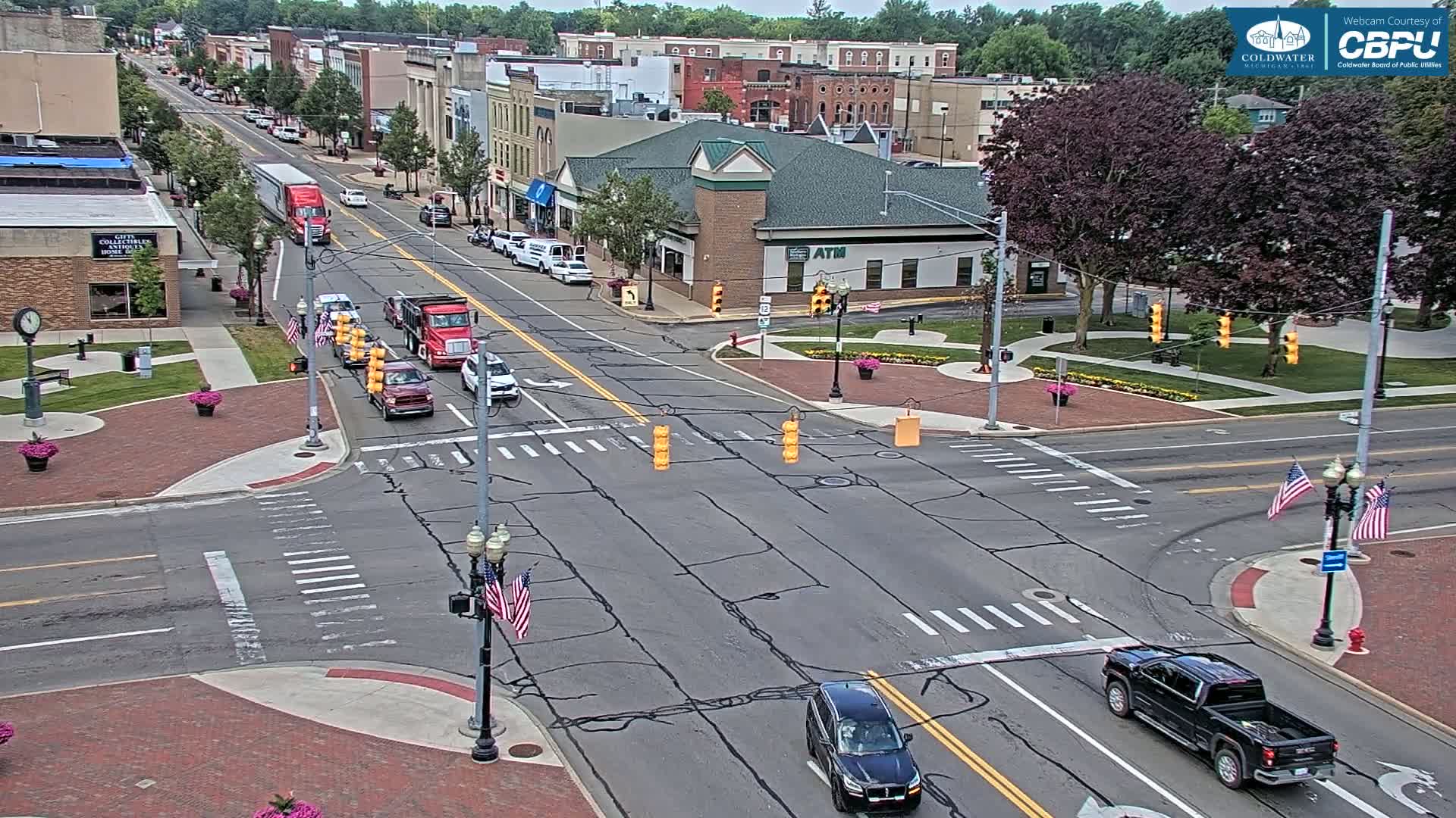 Coldwater Downtown Live Cam - Coldwater, Branch, Michigan, USA