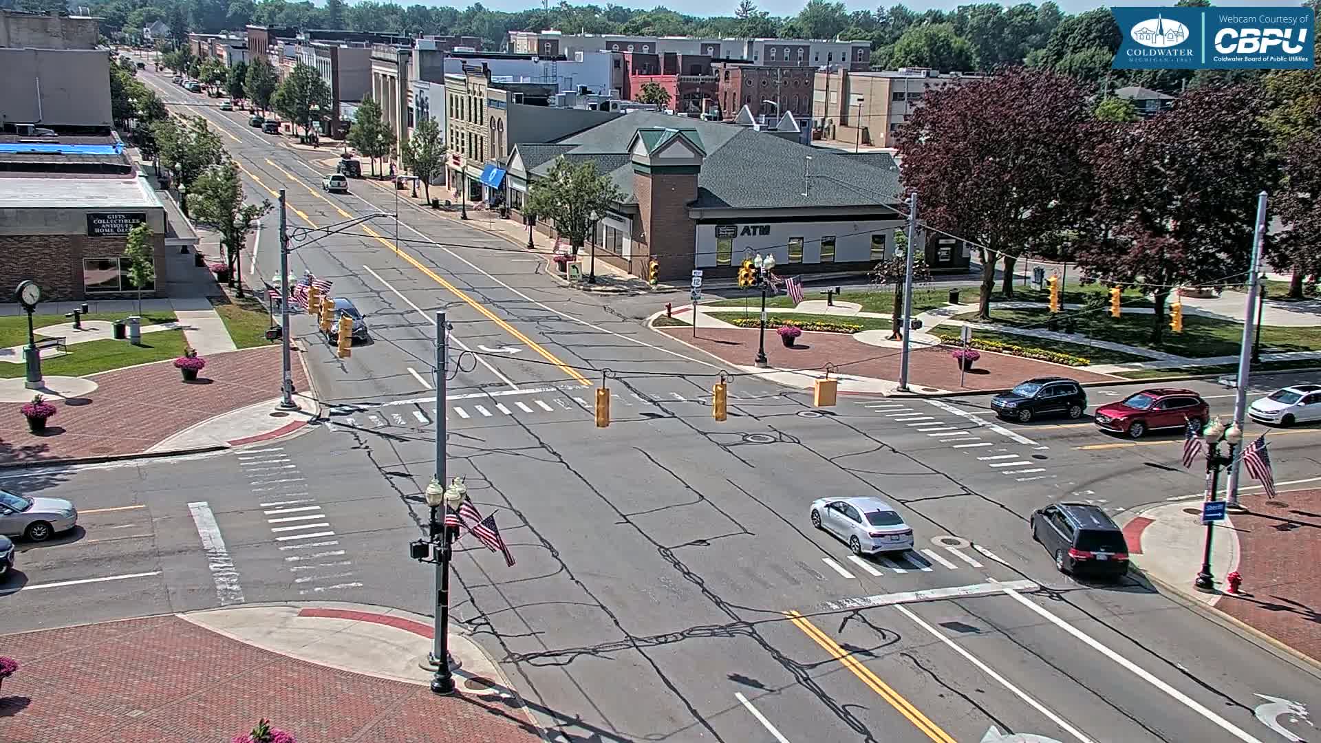 Coldwater Downtown Live Cam - Coldwater, Branch, Michigan, USA