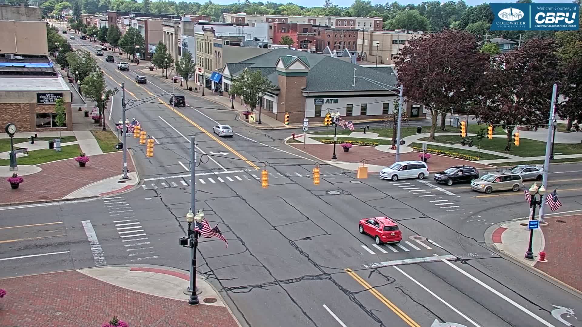 Coldwater Downtown Live Cam - Coldwater, Branch, Michigan, USA