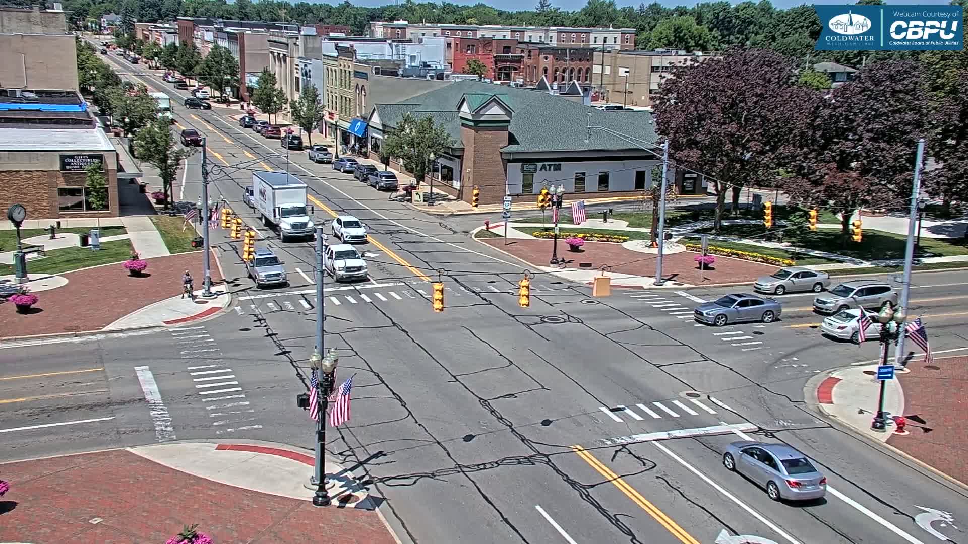 Coldwater Downtown Live Cam - Coldwater, Branch, Michigan, USA
