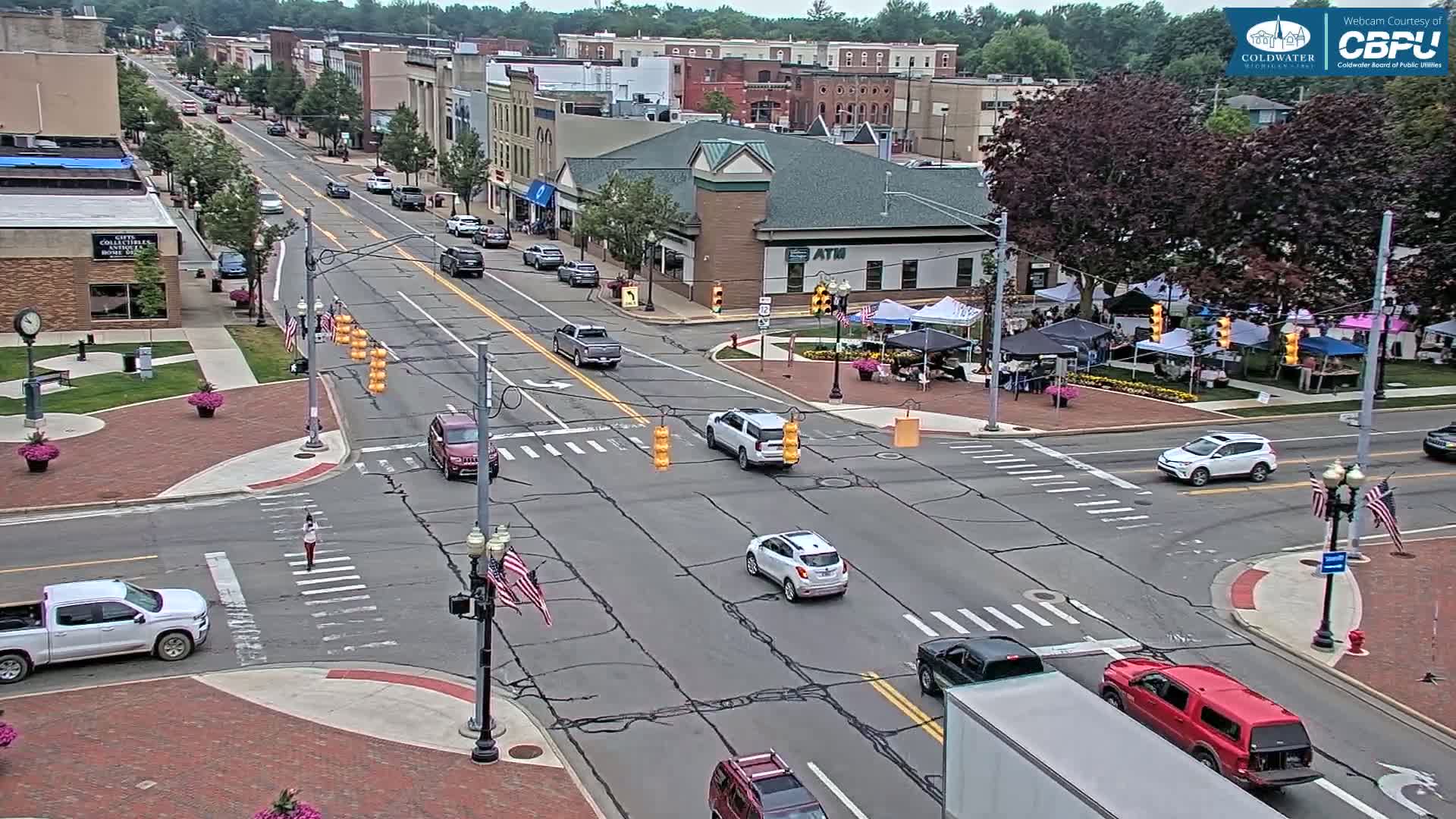 Coldwater Downtown Live Cam - Coldwater, Branch, Michigan, USA