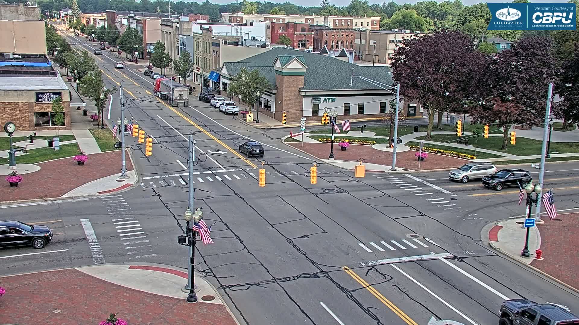 Coldwater Downtown Live Cam - Coldwater, Branch, Michigan, USA
