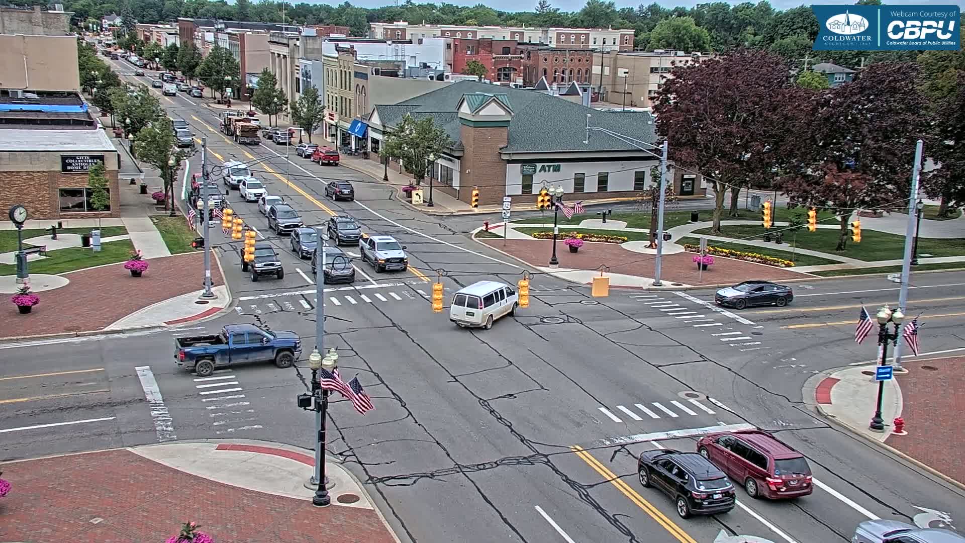 Coldwater Downtown Live Cam - Coldwater, Branch, Michigan, USA