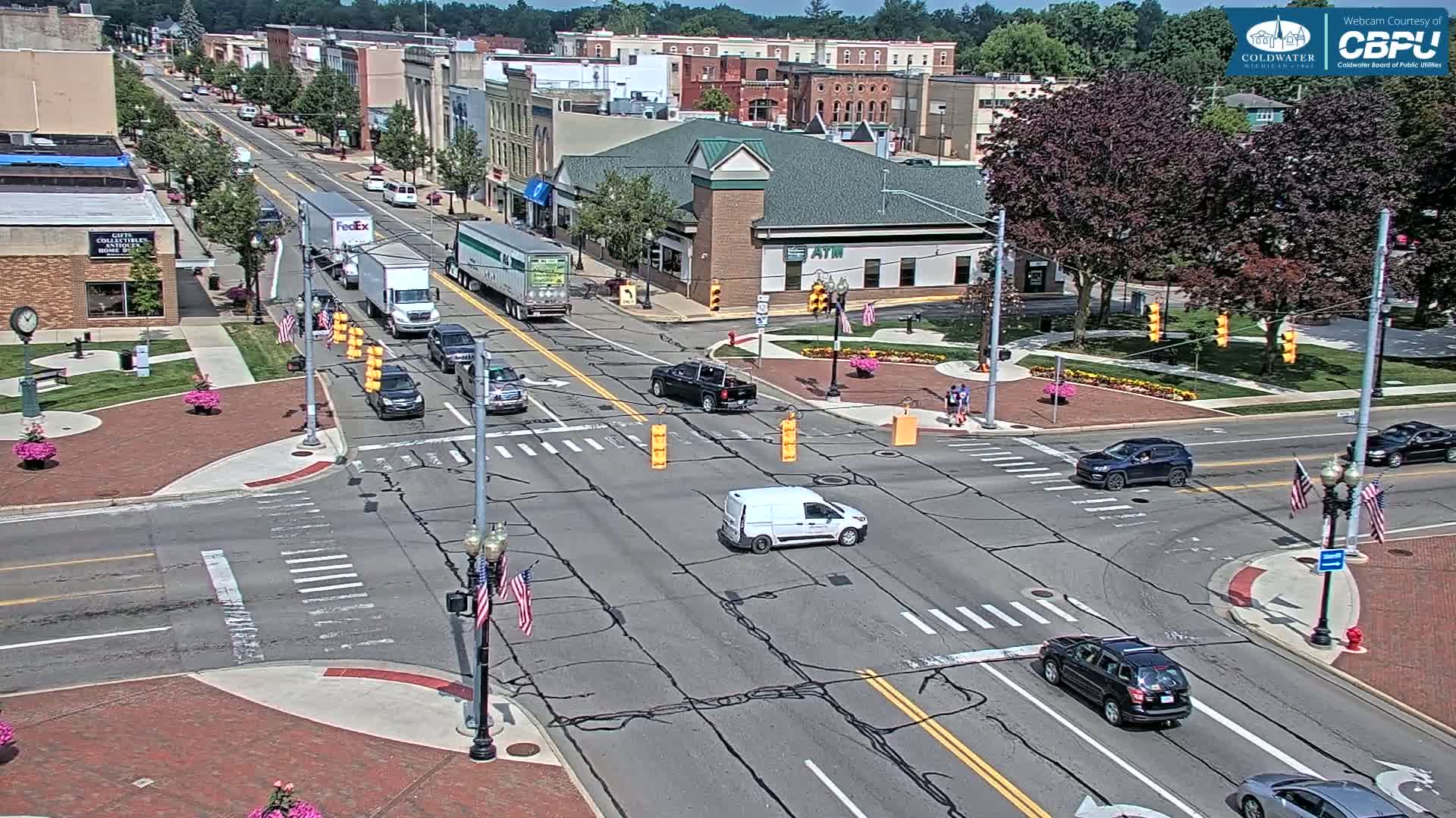 Coldwater Downtown Live Cam - Coldwater, Branch, Michigan, USA