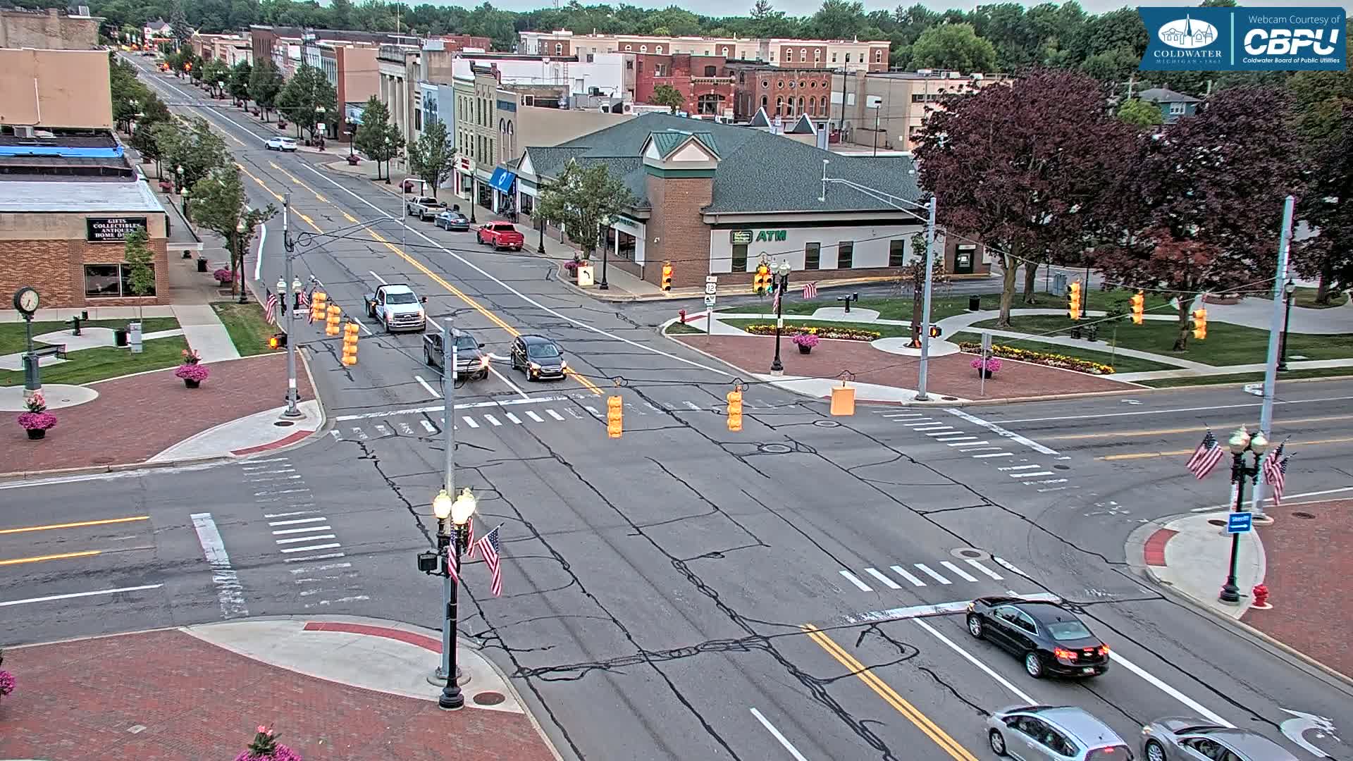 Coldwater Downtown Live Cam - Coldwater, Branch, Michigan, USA