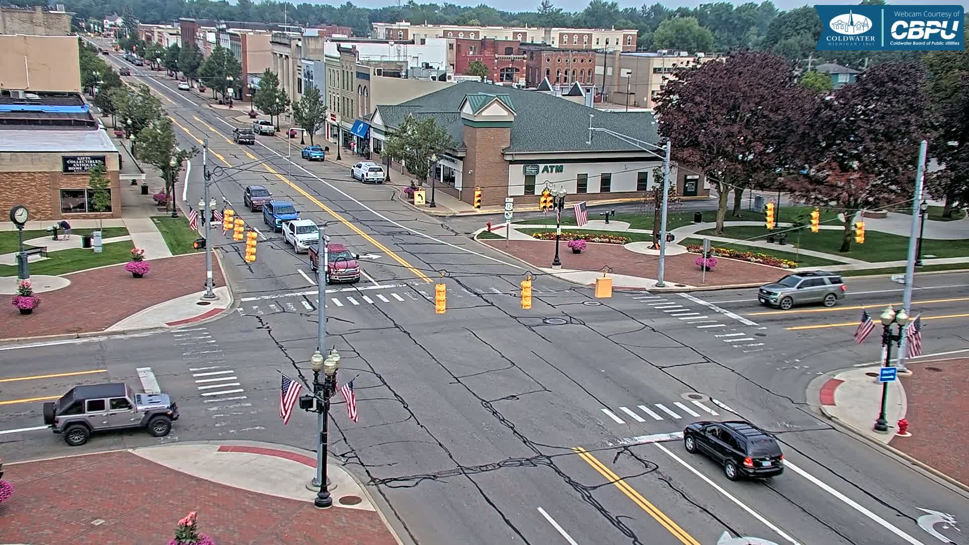 Coldwater Downtown Live Cam - Coldwater, Branch, Michigan, USA