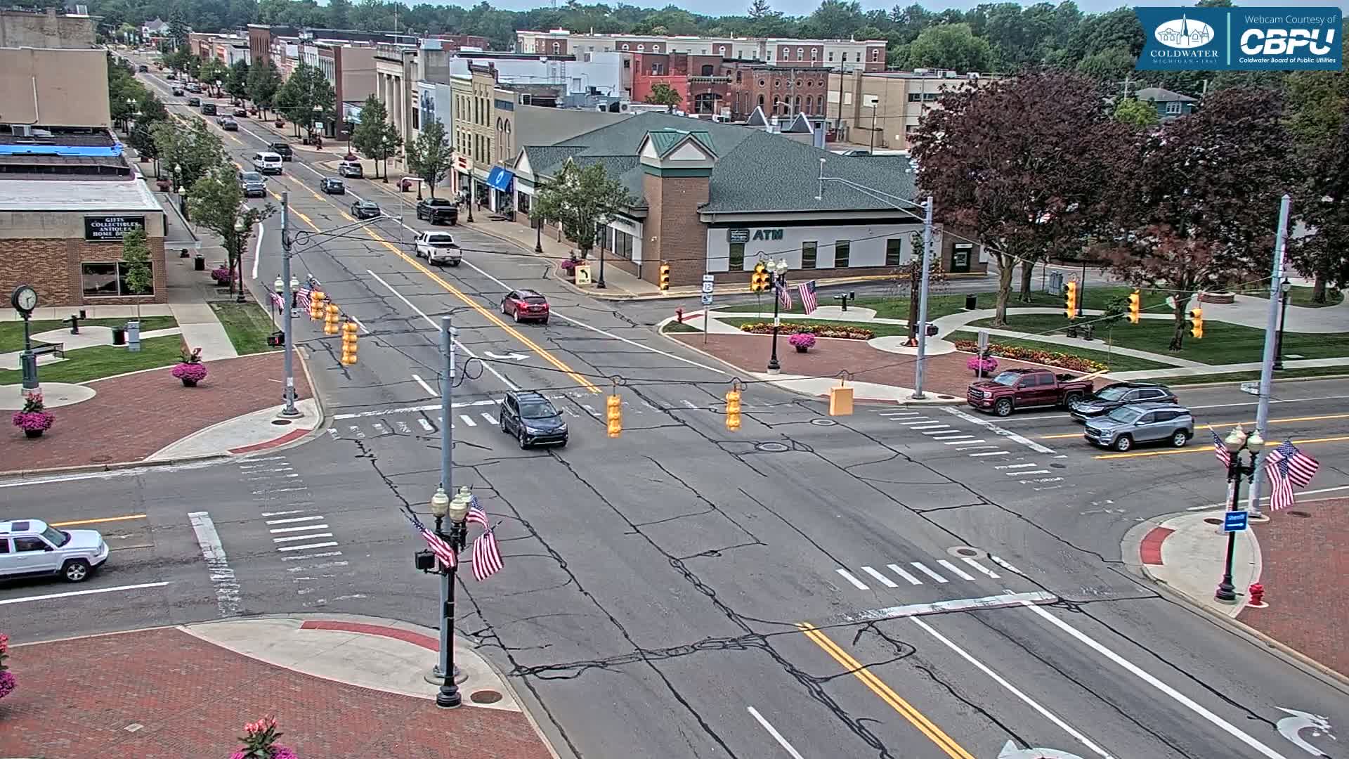 Coldwater Downtown Live Cam - Coldwater, Branch, Michigan, USA