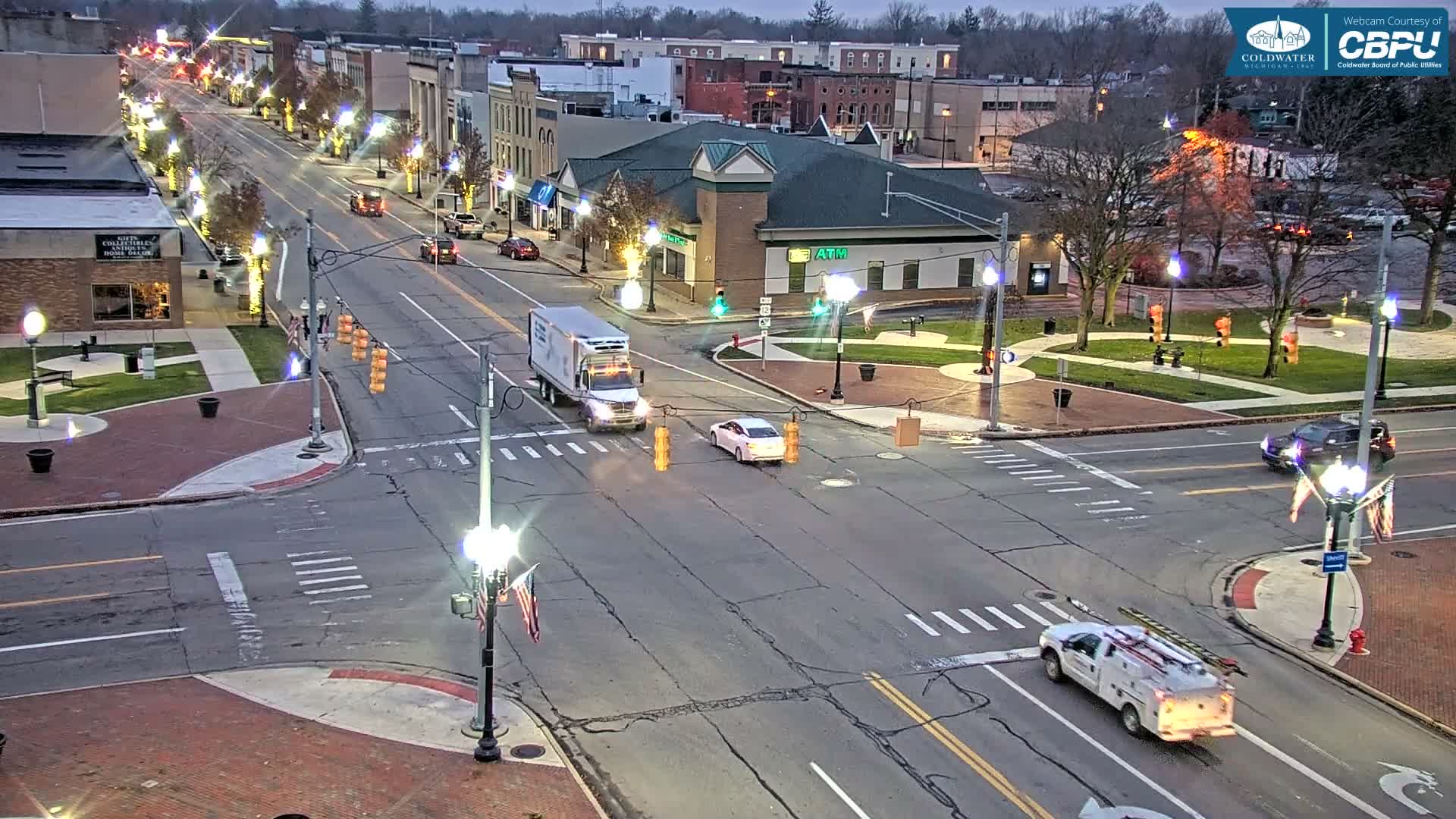 Coldwater Downtown Live Cam - Coldwater, Branch, Michigan, USA