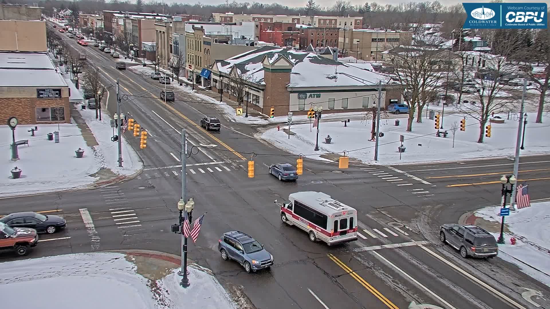 Coldwater Downtown Live Cam - Coldwater, Branch, Michigan, USA