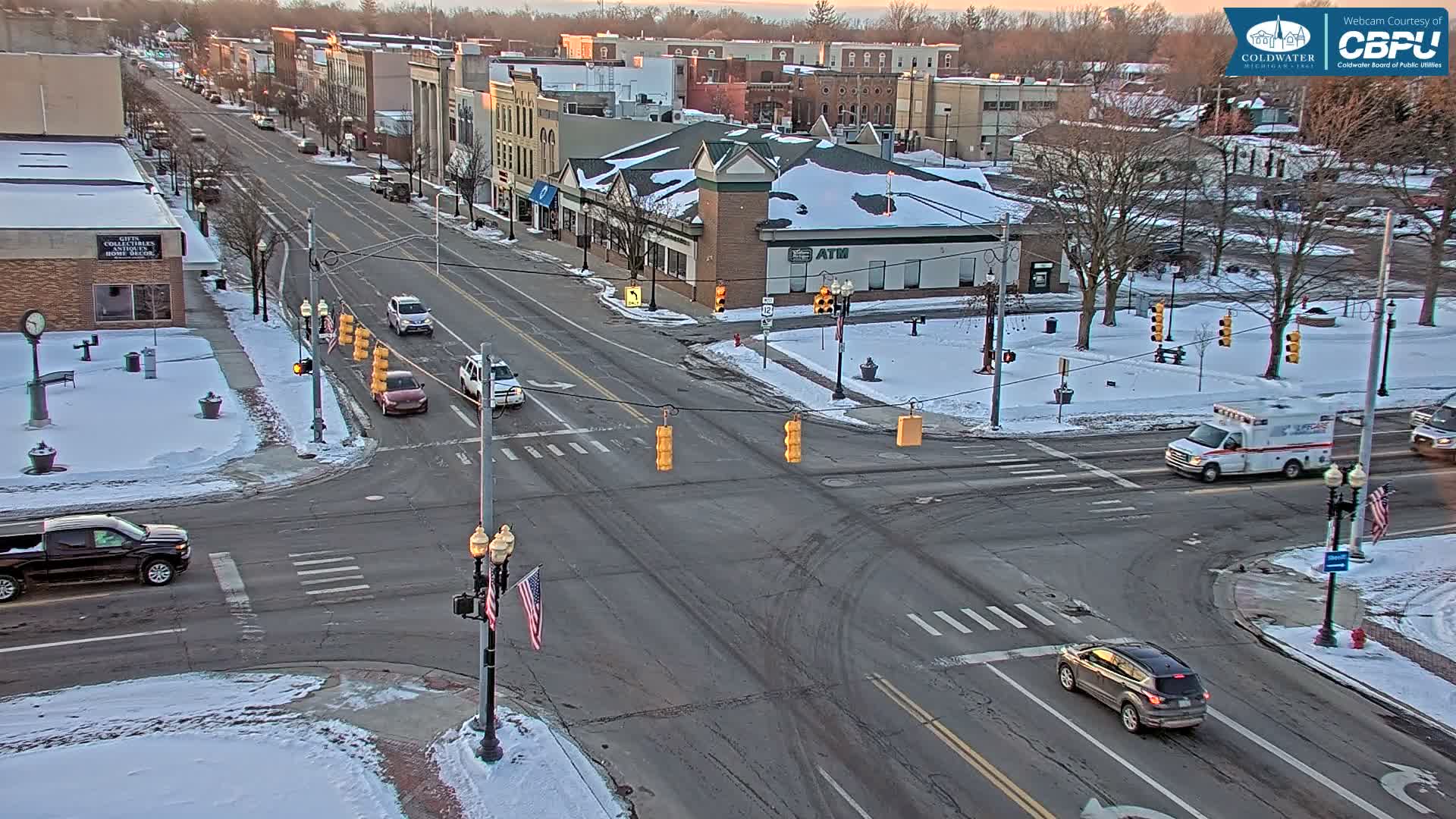 Coldwater Downtown Live Cam - Coldwater, Branch, Michigan, USA