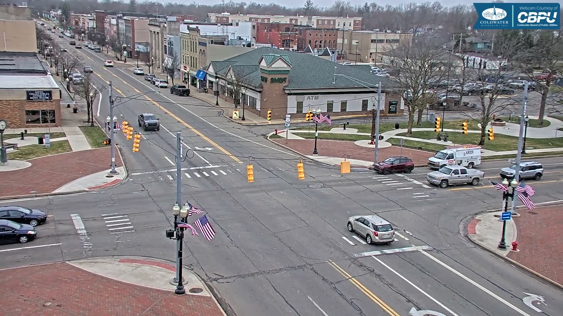 Coldwater Downtown Live Cam - Coldwater, Branch, Michigan, USA