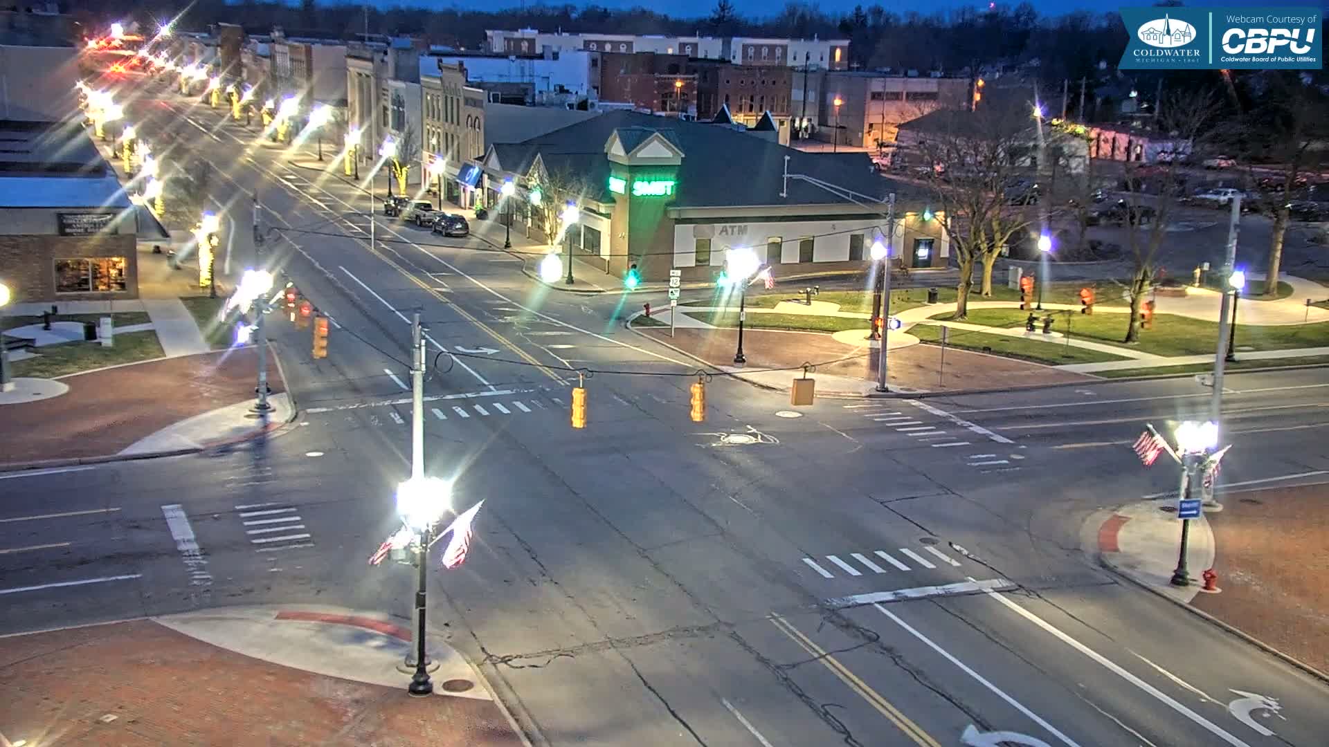 Coldwater Downtown Live Cam - Coldwater, Branch, Michigan, USA