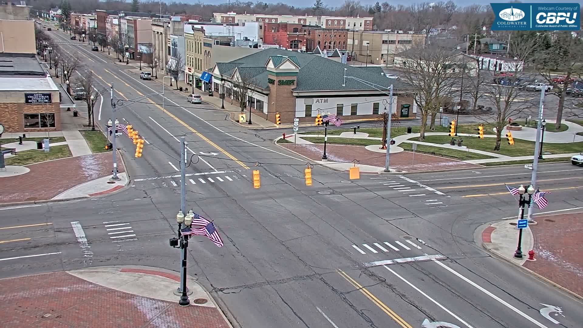 Coldwater Downtown Live Cam - Coldwater, Branch, Michigan, USA