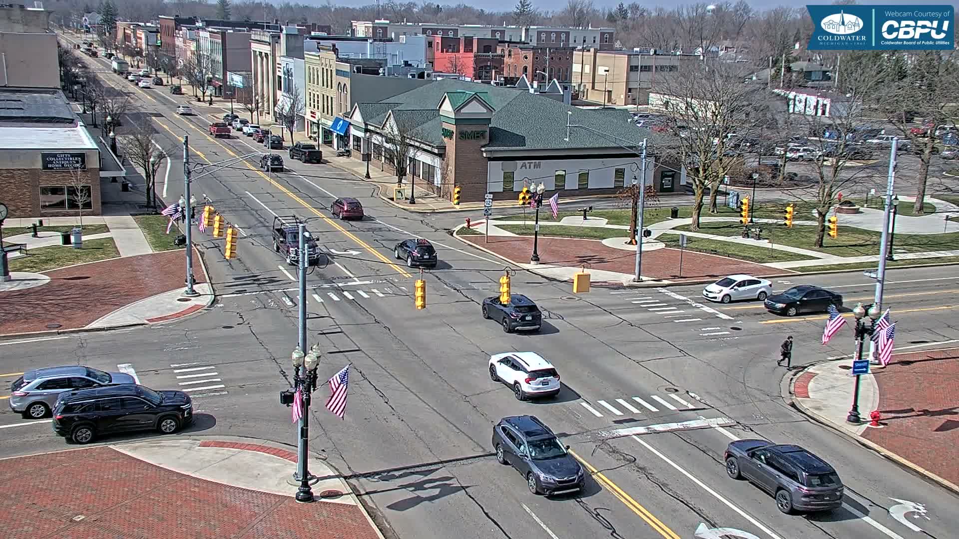 Coldwater Downtown Live Cam - Coldwater, Branch, Michigan, USA