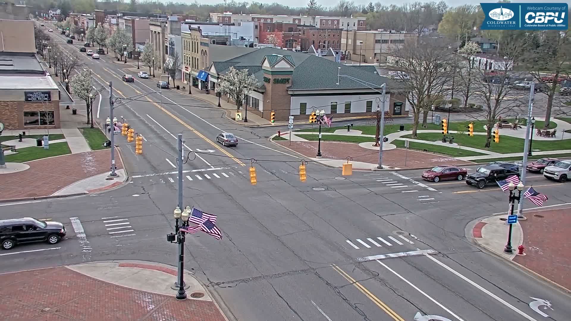 Coldwater Downtown Live Cam - Coldwater, Branch, Michigan, USA