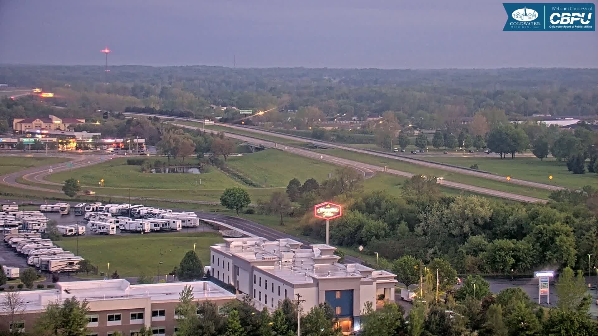 Highway 69 & Coldwater City Intersection North Branch County View Live Cam - Coldwater, Branch, Michigan, USA