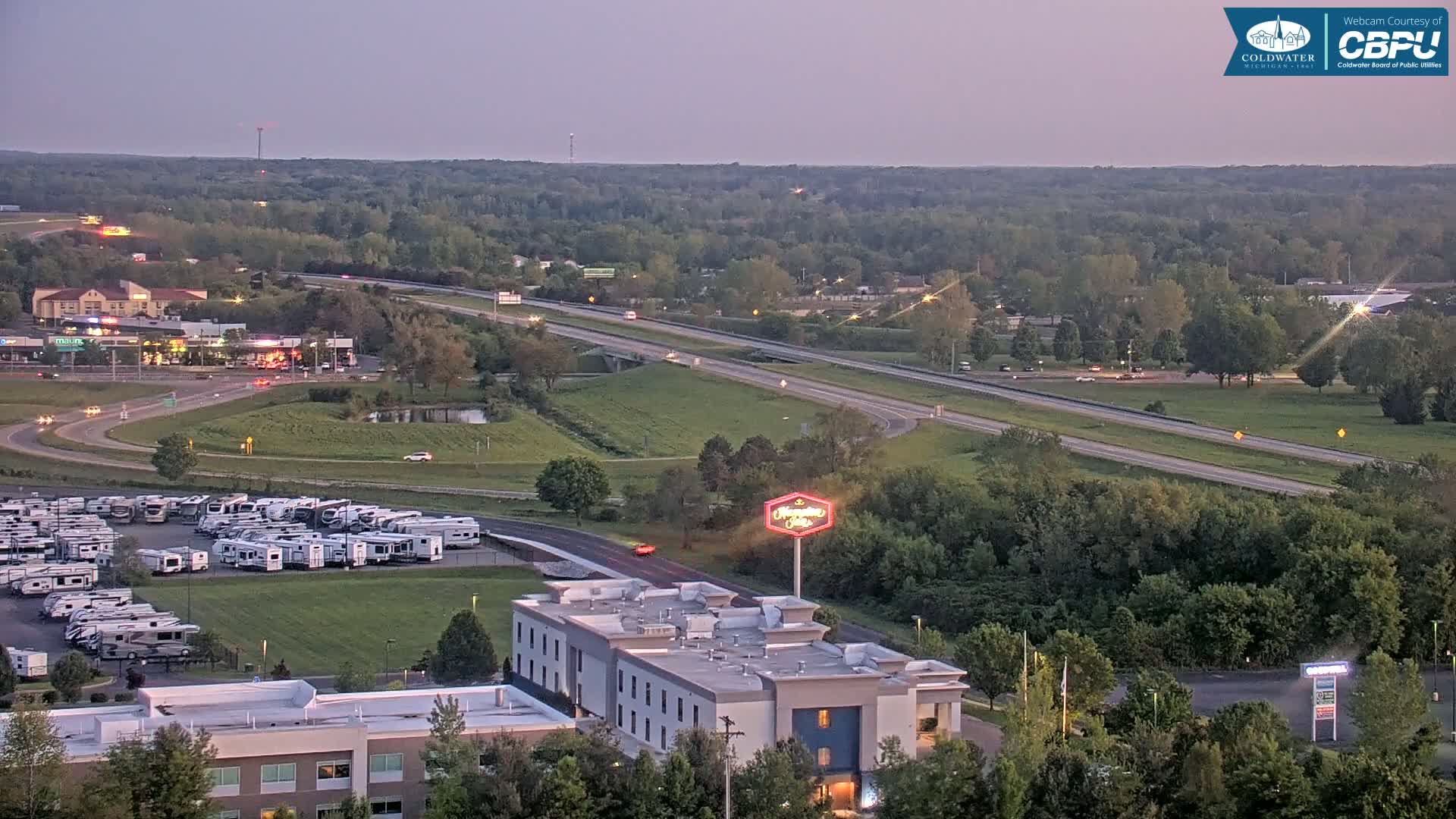 Highway 69 & Coldwater City Intersection North Branch County View Live Cam - Coldwater, Branch, Michigan, USA