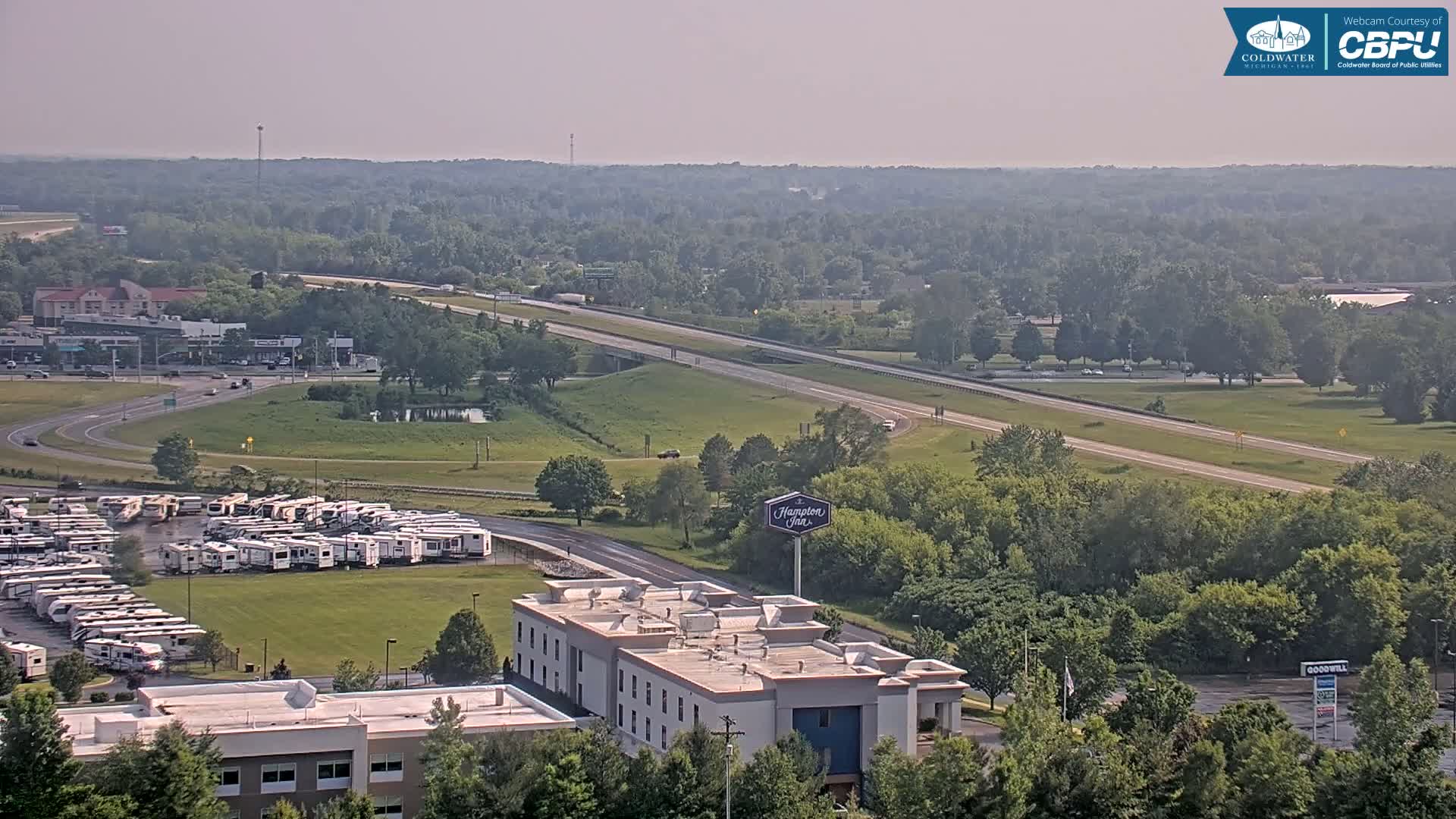 Highway 69 & Coldwater City Intersection North Branch County View Live Cam - Coldwater, Branch, Michigan, USA