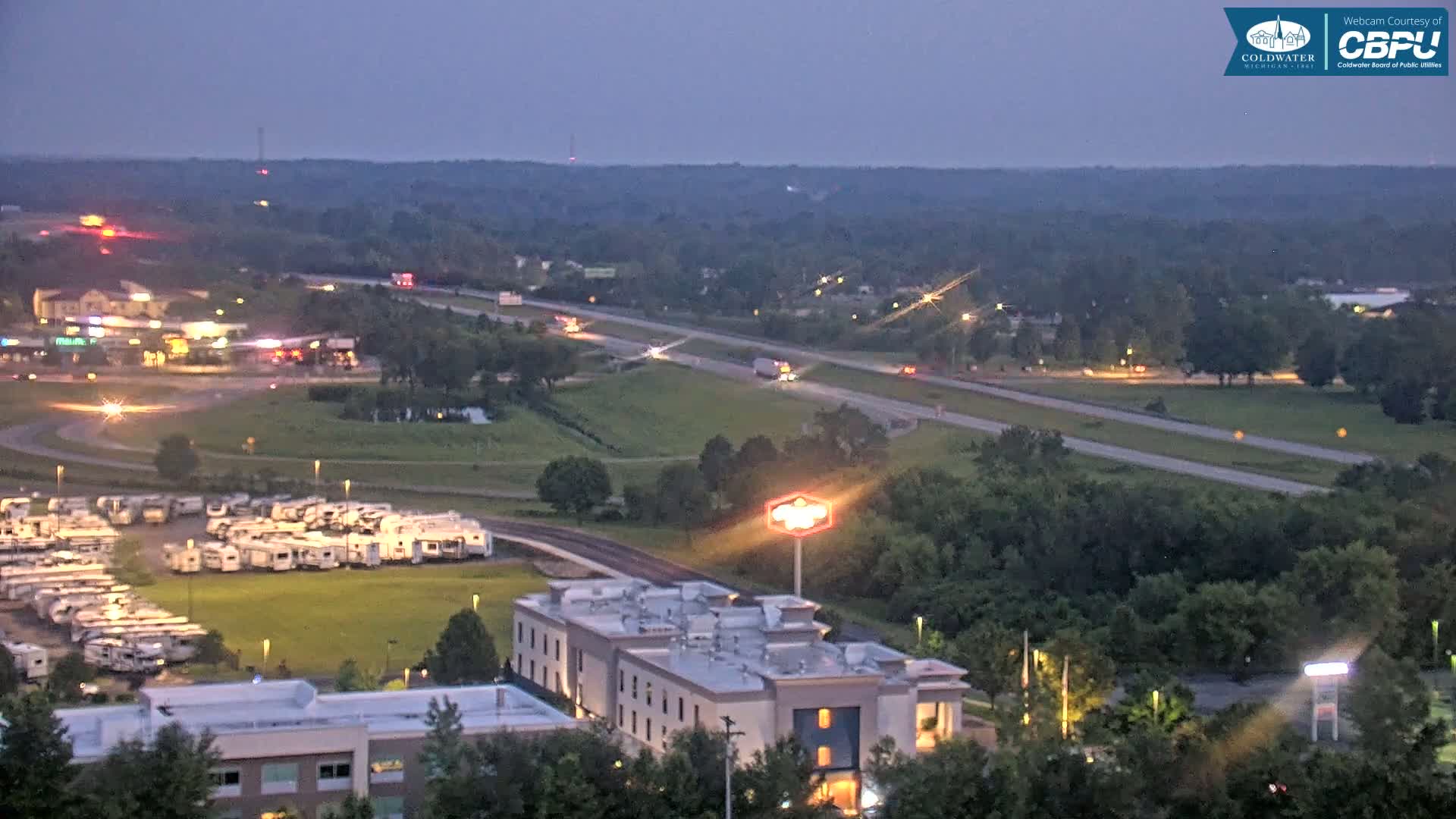Highway 69 & Coldwater City Intersection North Branch County View Live Cam - Coldwater, Branch, Michigan, USA