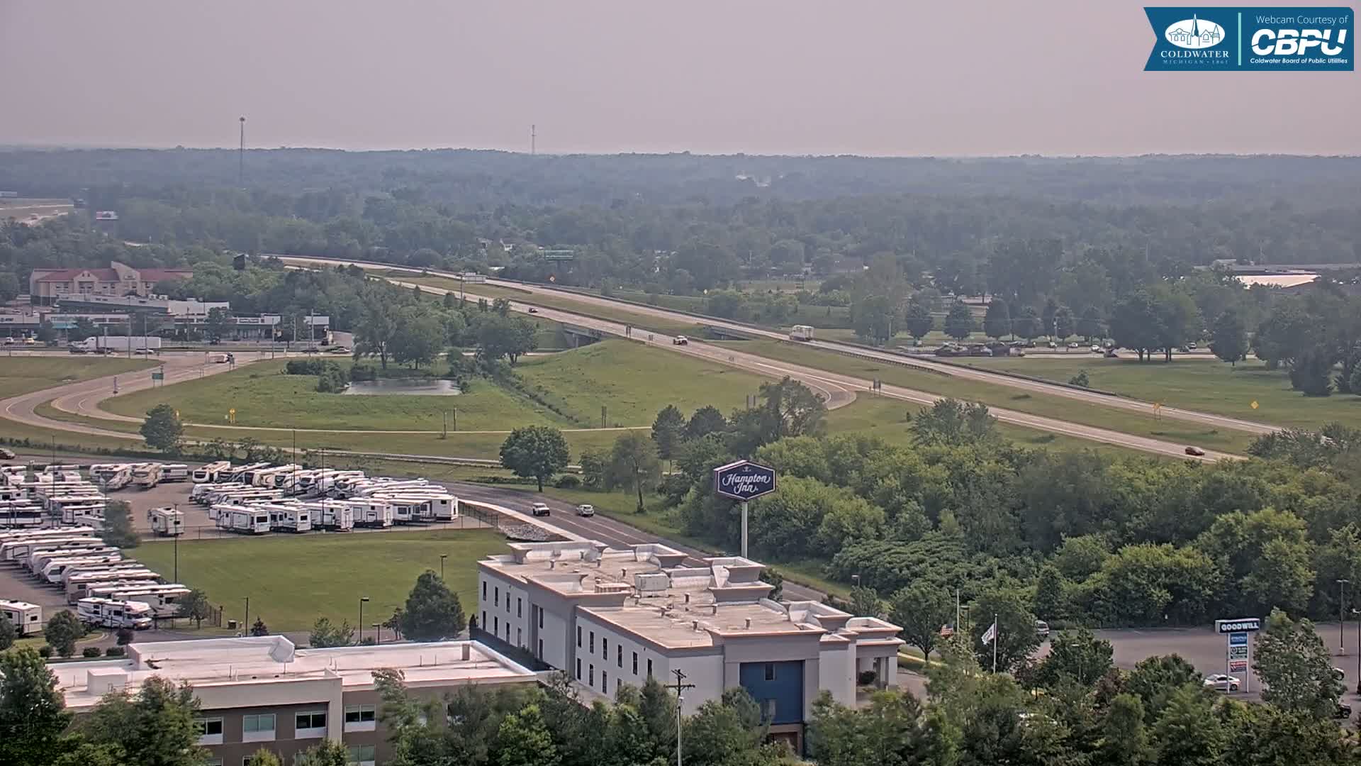 Highway 69 & Coldwater City Intersection North Branch County View Live Cam - Coldwater, Branch, Michigan, USA