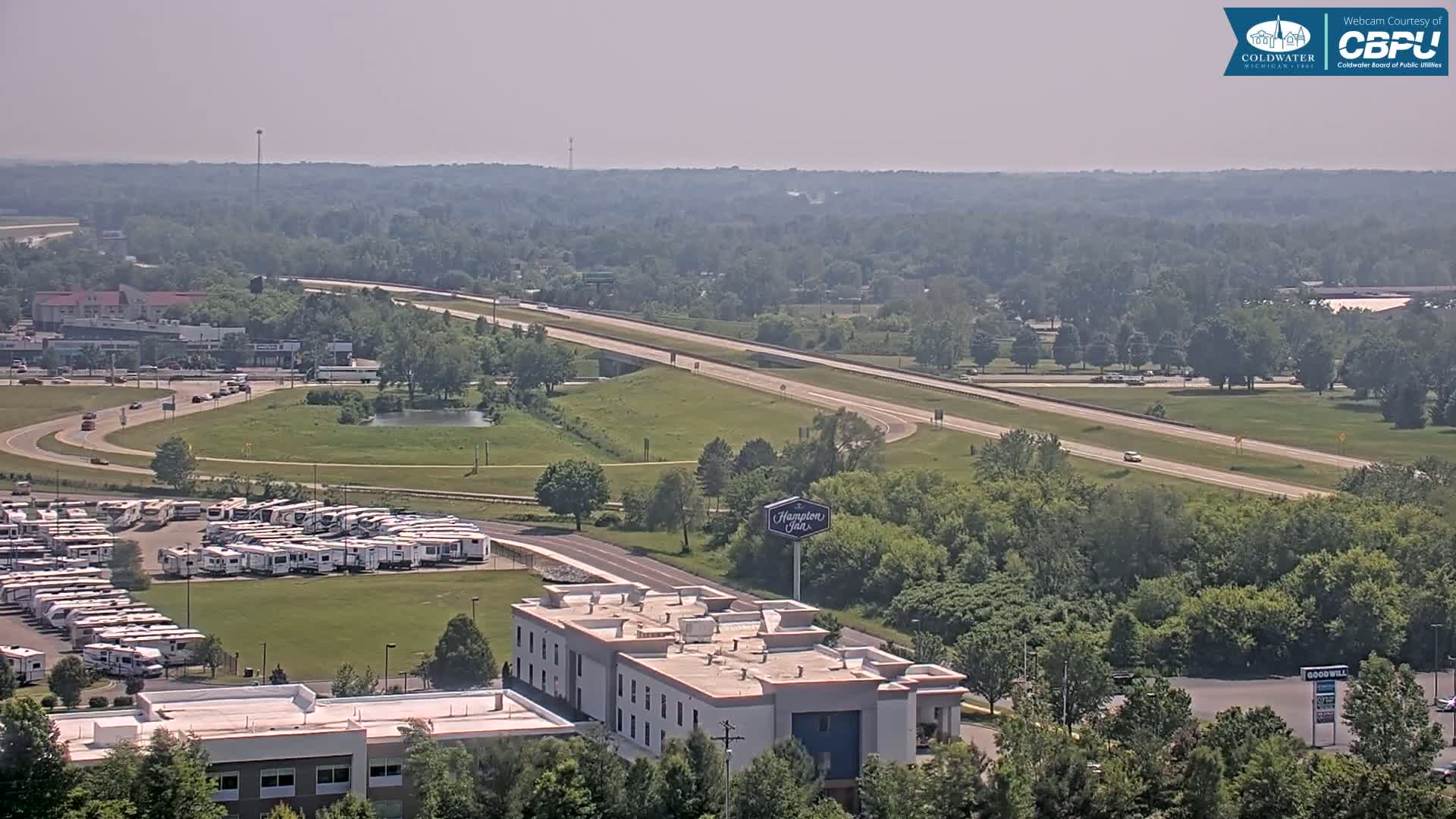 Highway 69 & Coldwater City Intersection North Branch County View Live Cam - Coldwater, Branch, Michigan, USA
