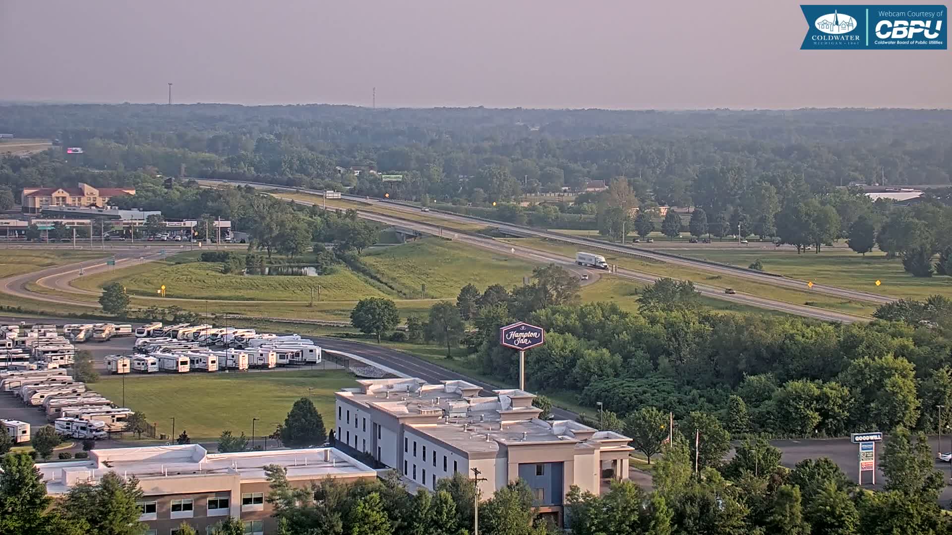 Highway 69 & Coldwater City Intersection North Branch County View Live Cam - Coldwater, Branch, Michigan, USA