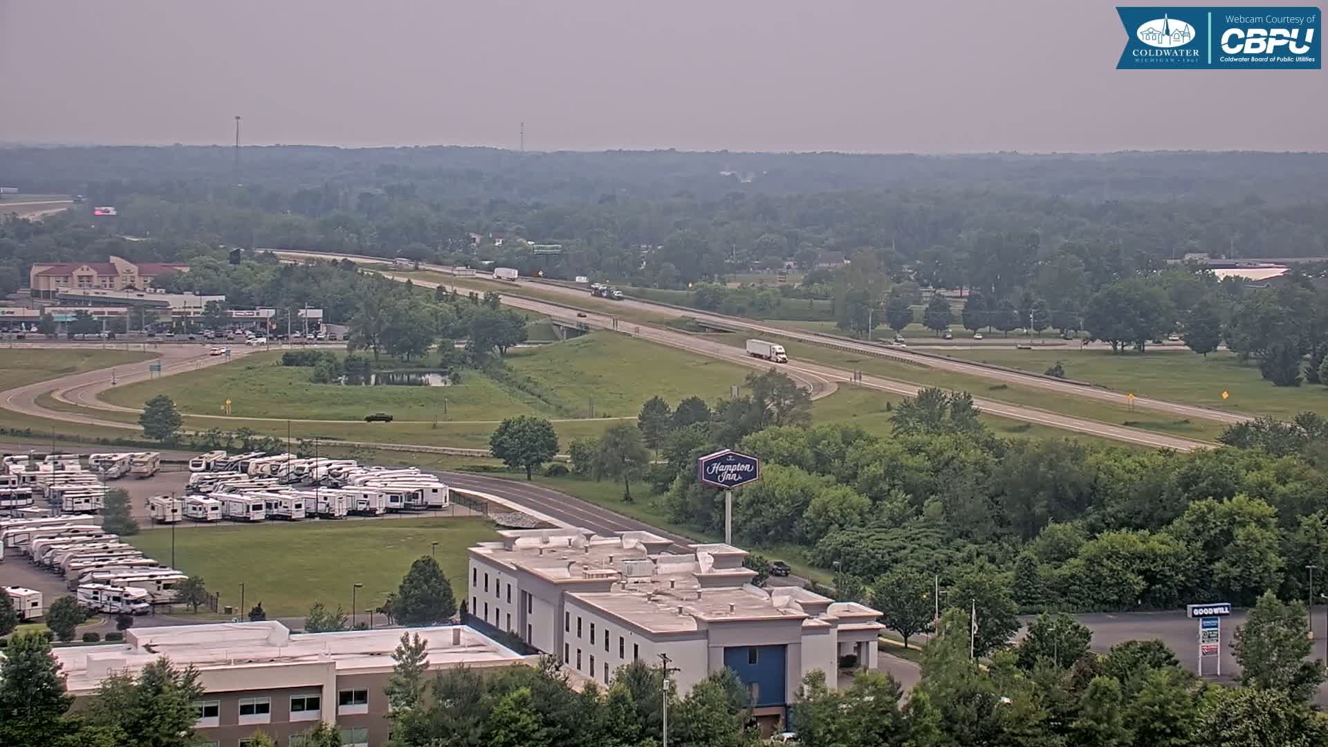 Highway 69 & Coldwater City Intersection North Branch County View Live Cam - Coldwater, Branch, Michigan, USA