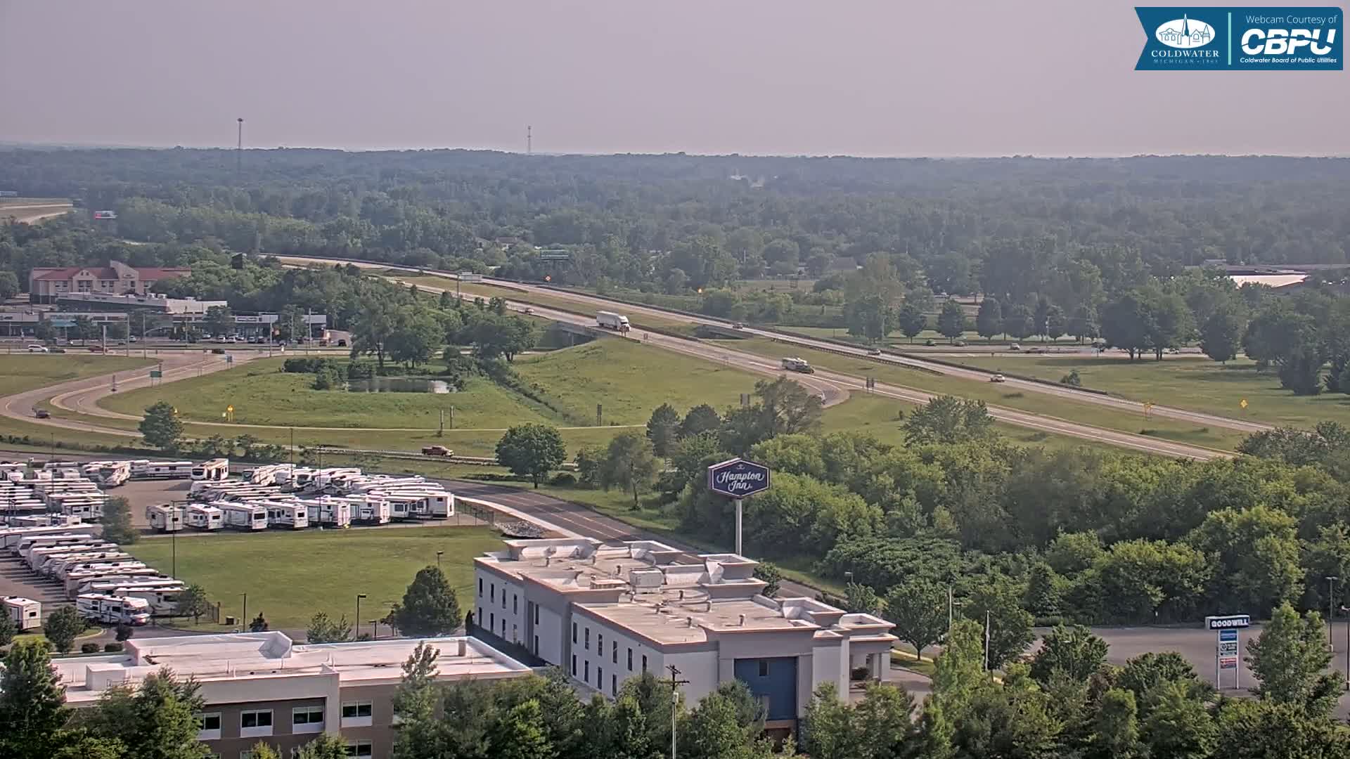 Highway 69 & Coldwater City Intersection North Branch County View Live Cam - Coldwater, Branch, Michigan, USA