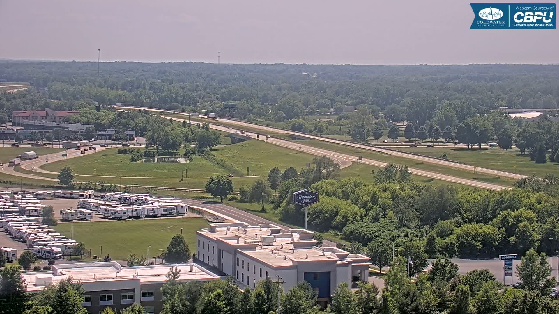 Highway 69 & Coldwater City Intersection North Branch County View Live Cam - Coldwater, Branch, Michigan, USA