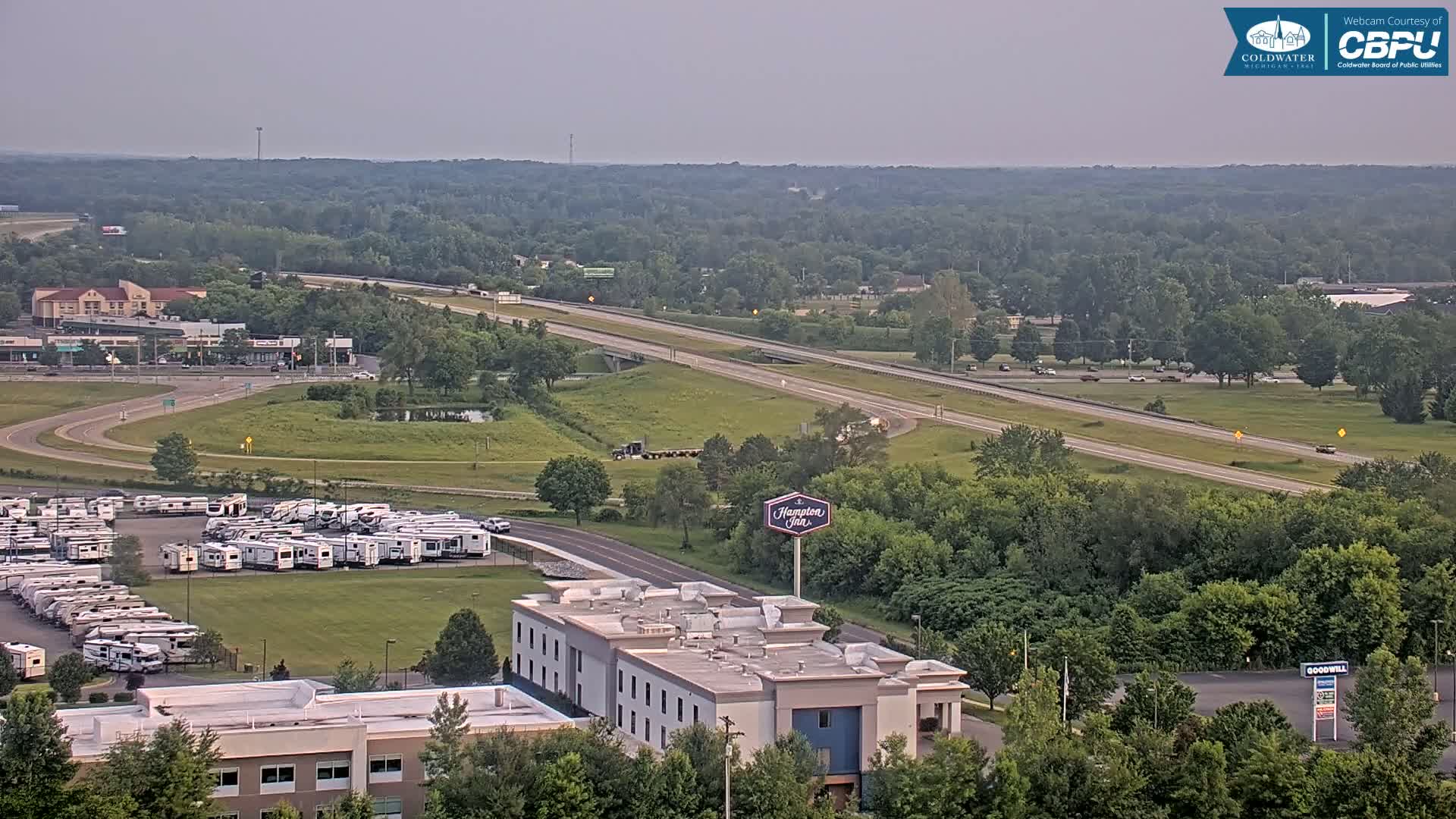 Highway 69 & Coldwater City Intersection North Branch County View Live Cam - Coldwater, Branch, Michigan, USA