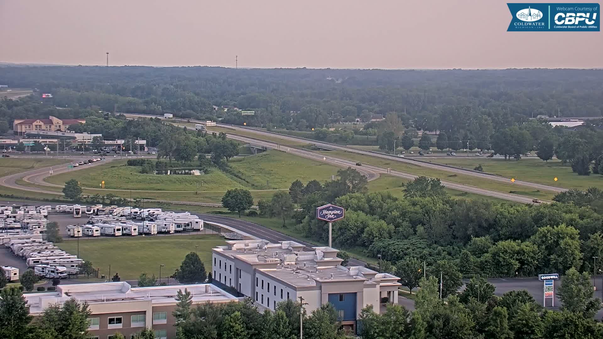 Highway 69 & Coldwater City Intersection North Branch County View Live Cam - Coldwater, Branch, Michigan, USA