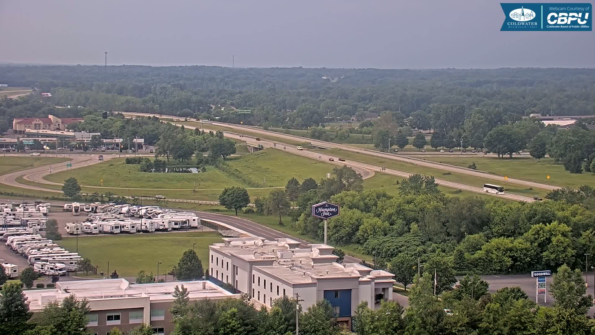 Highway 69 & Coldwater City Intersection North Branch County View Live Cam - Coldwater, Branch, Michigan, USA