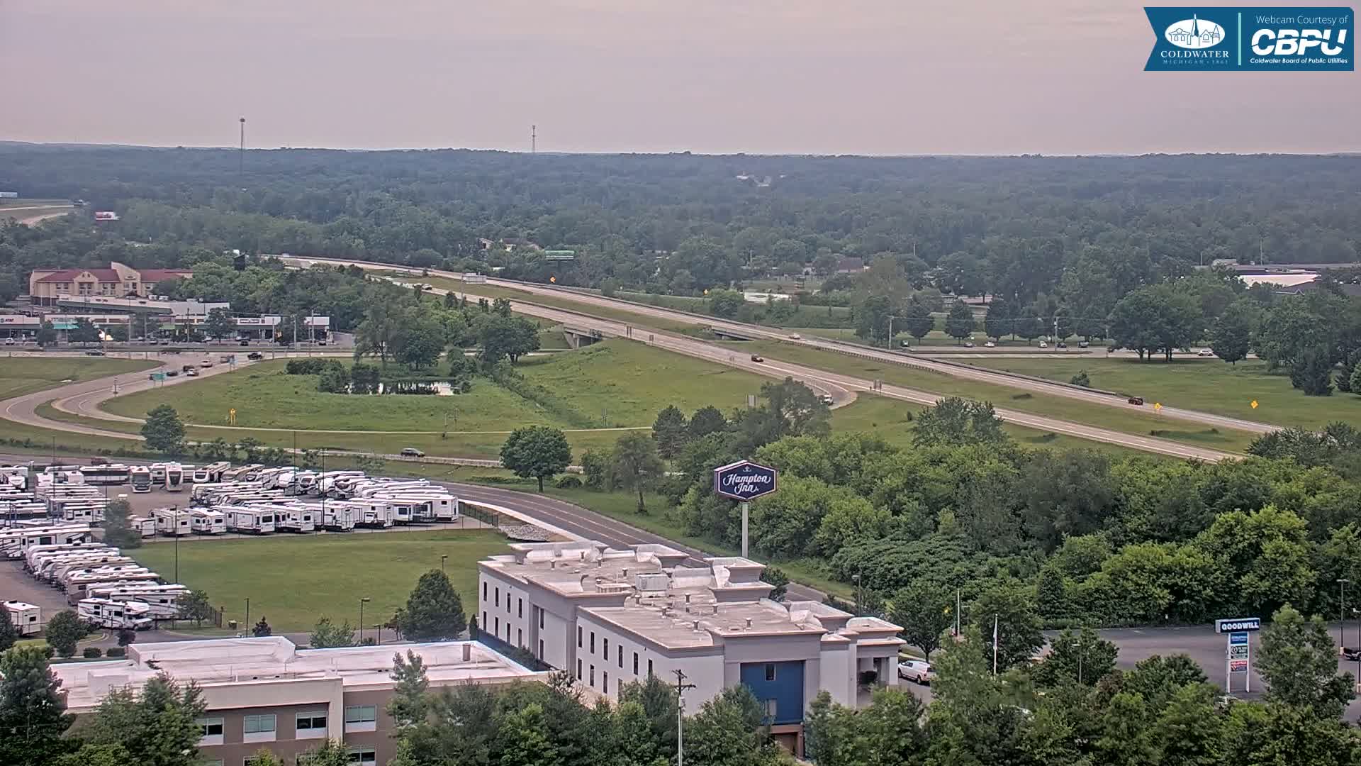 Highway 69 & Coldwater City Intersection North Branch County View Live Cam - Coldwater, Branch, Michigan, USA