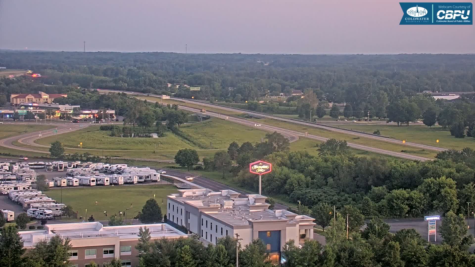 Highway 69 & Coldwater City Intersection North Branch County View Live Cam - Coldwater, Branch, Michigan, USA