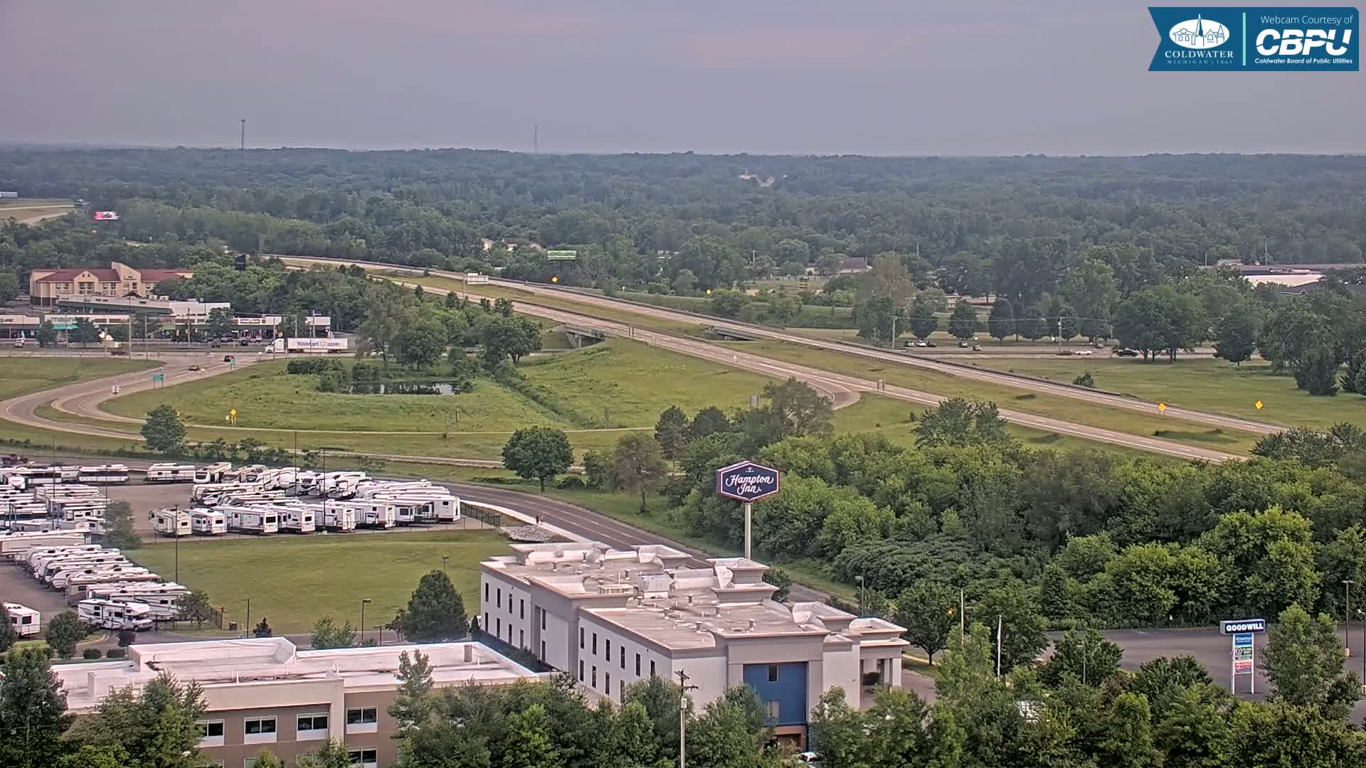 Highway 69 & Coldwater City Intersection North Branch County View Live Cam - Coldwater, Branch, Michigan, USA